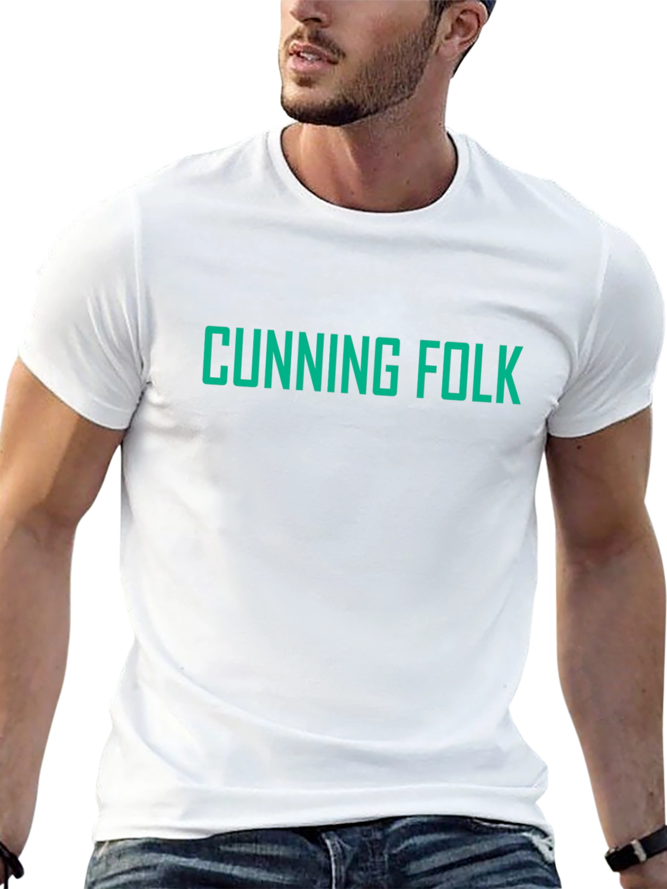 Cunning Folk T-Shirt - Bold Text Design