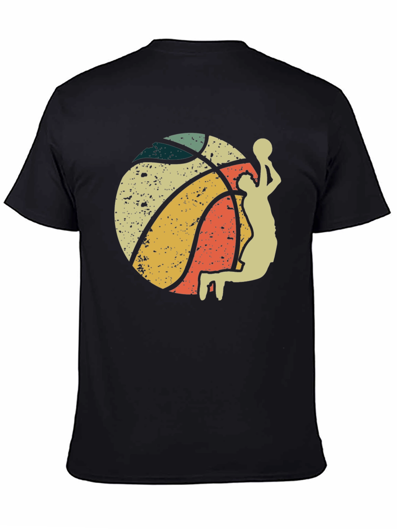 Retro Basketball Player Graphic T-Shirt