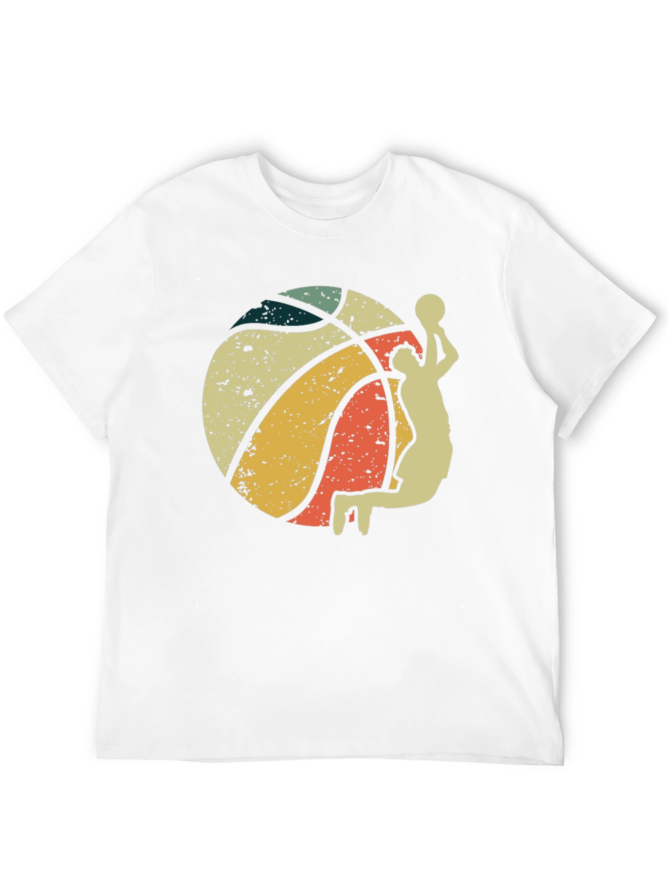 Retro Basketball Player Graphic T-Shirt
