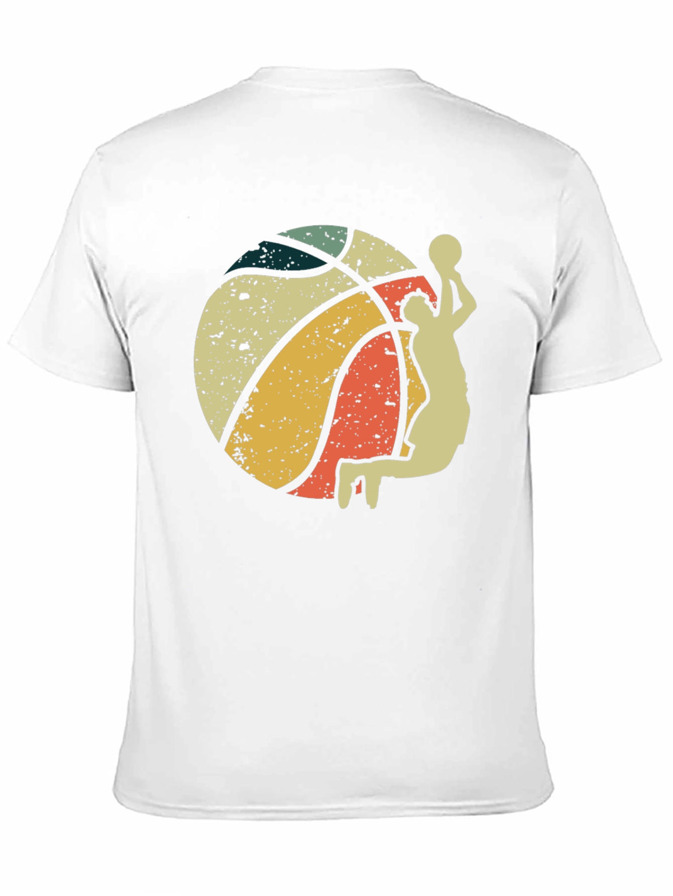 Retro Basketball Player Graphic T-Shirt