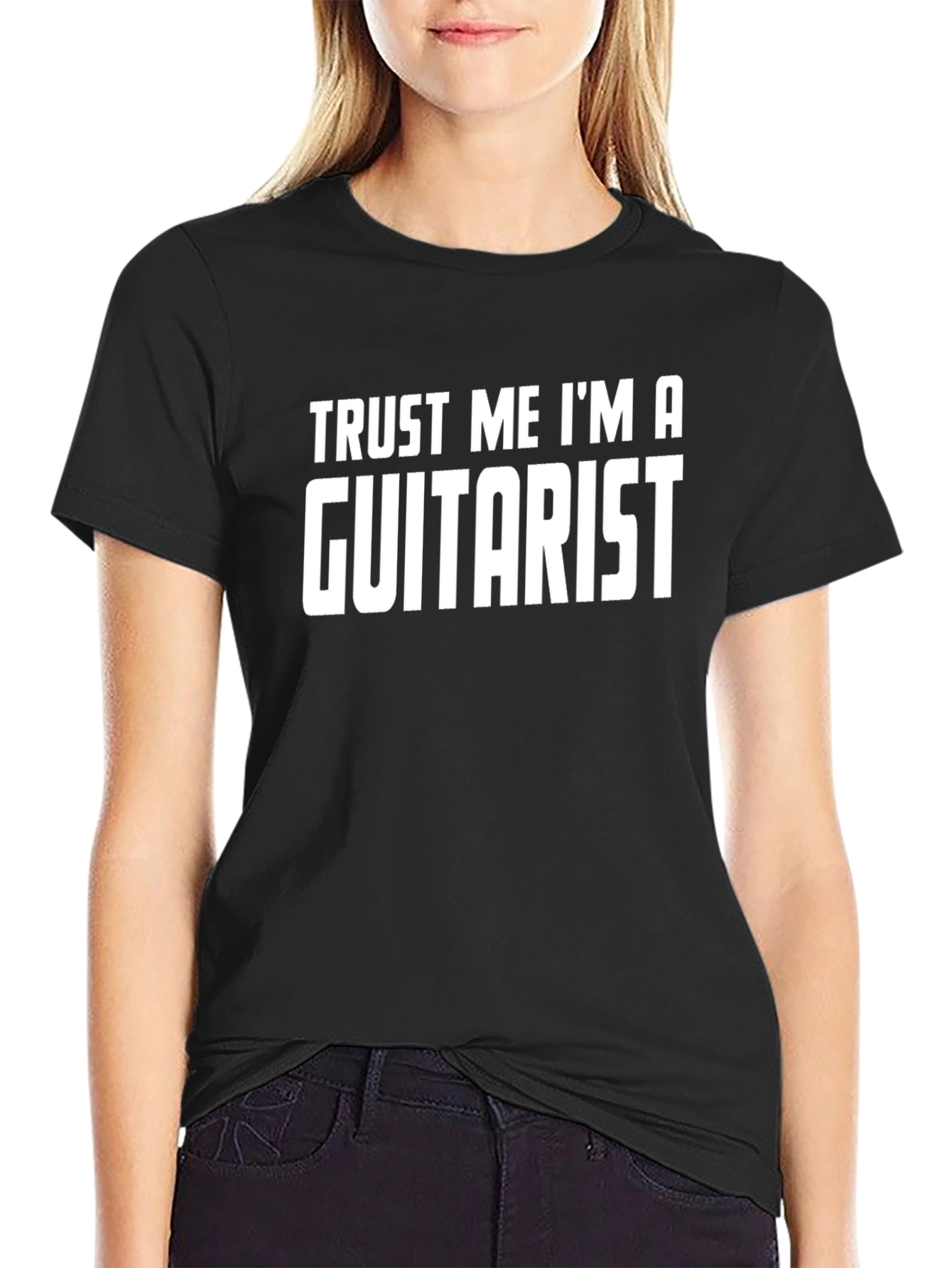 Trust Me Im A Guitarist Black Tee