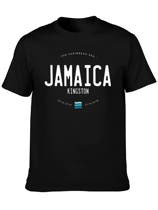 Jamaica Kingston T-Shirt - Caribbean Sea Coordinates