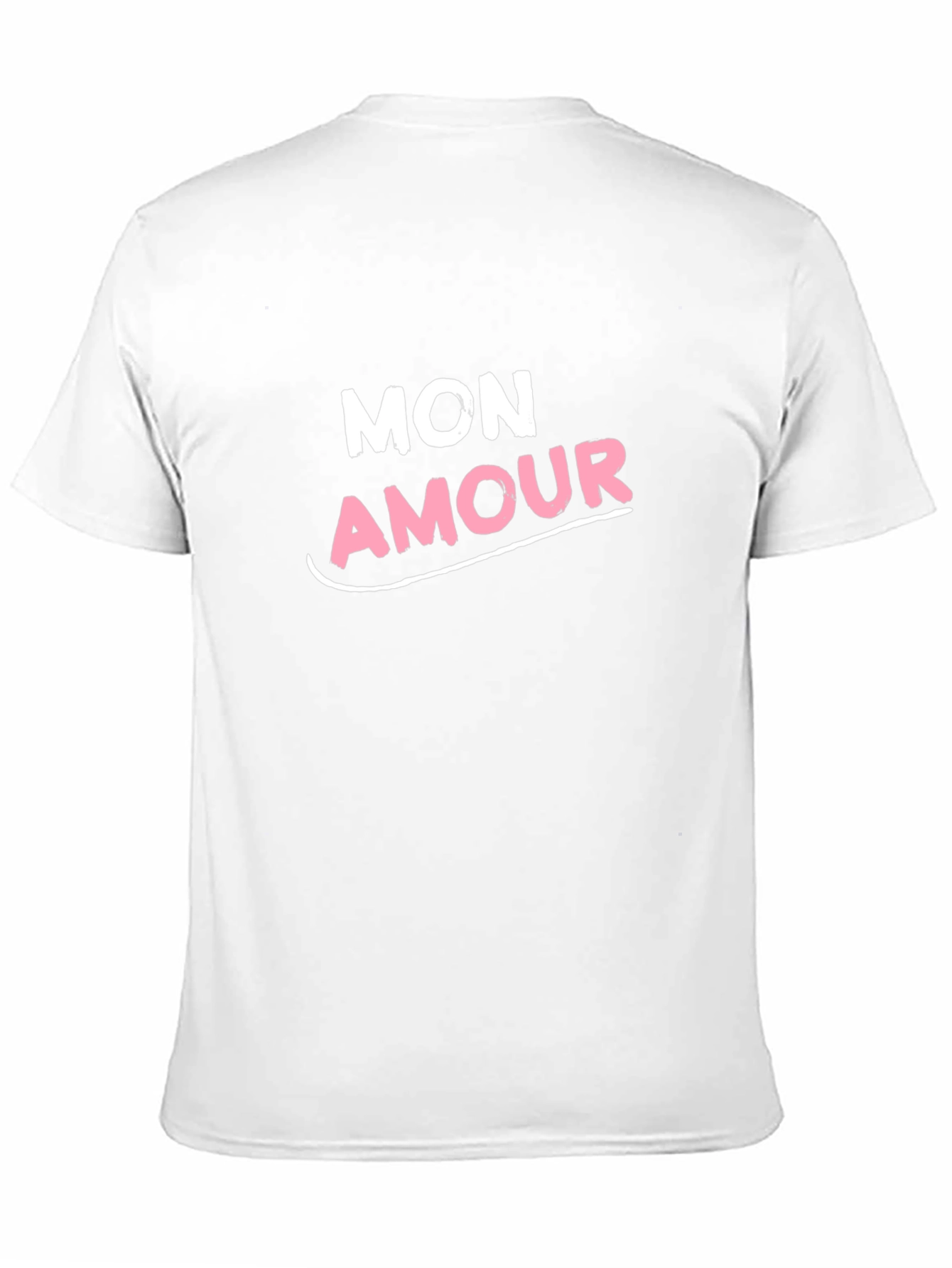 Mon Amour Graphic Tee - Black Crew Neck T-Shirt