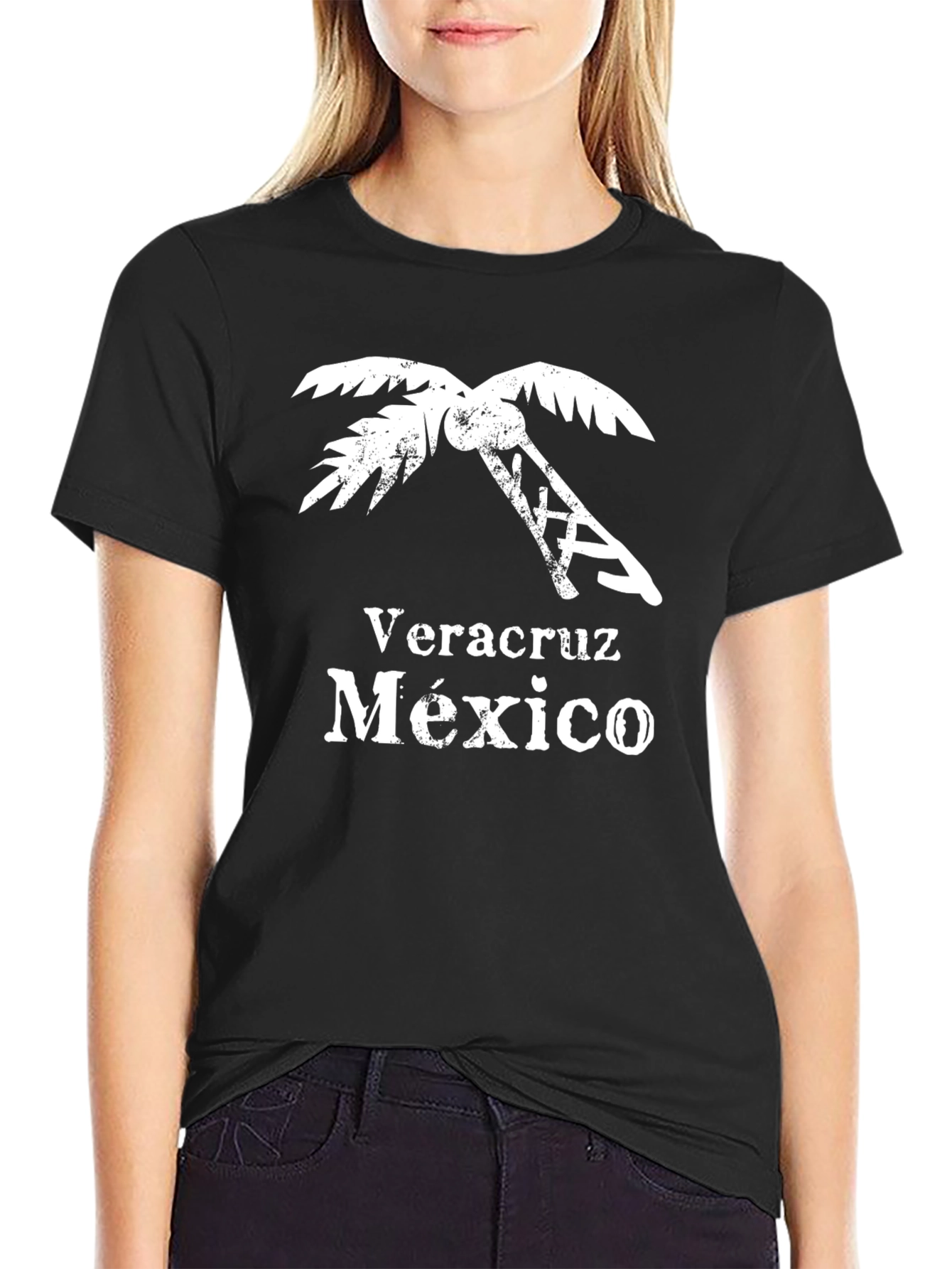 Veracruz Mexico Palm Tree Graphic T-Shirt