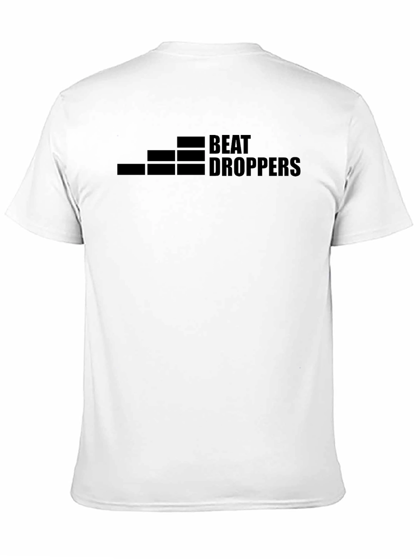 Beat Droppers Graphic Tee - Black Cotton Blend T-Shirt