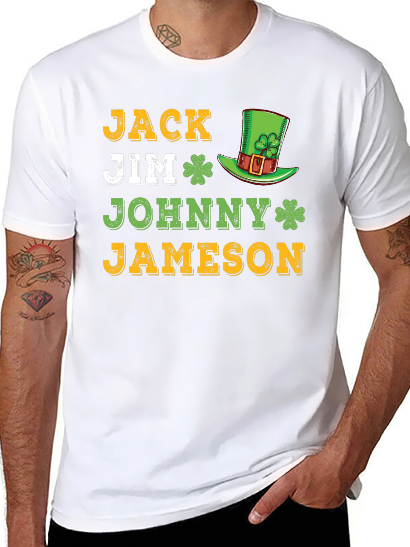 St. Patricks Day Jack Jim Johnny Jameson T-Shirt