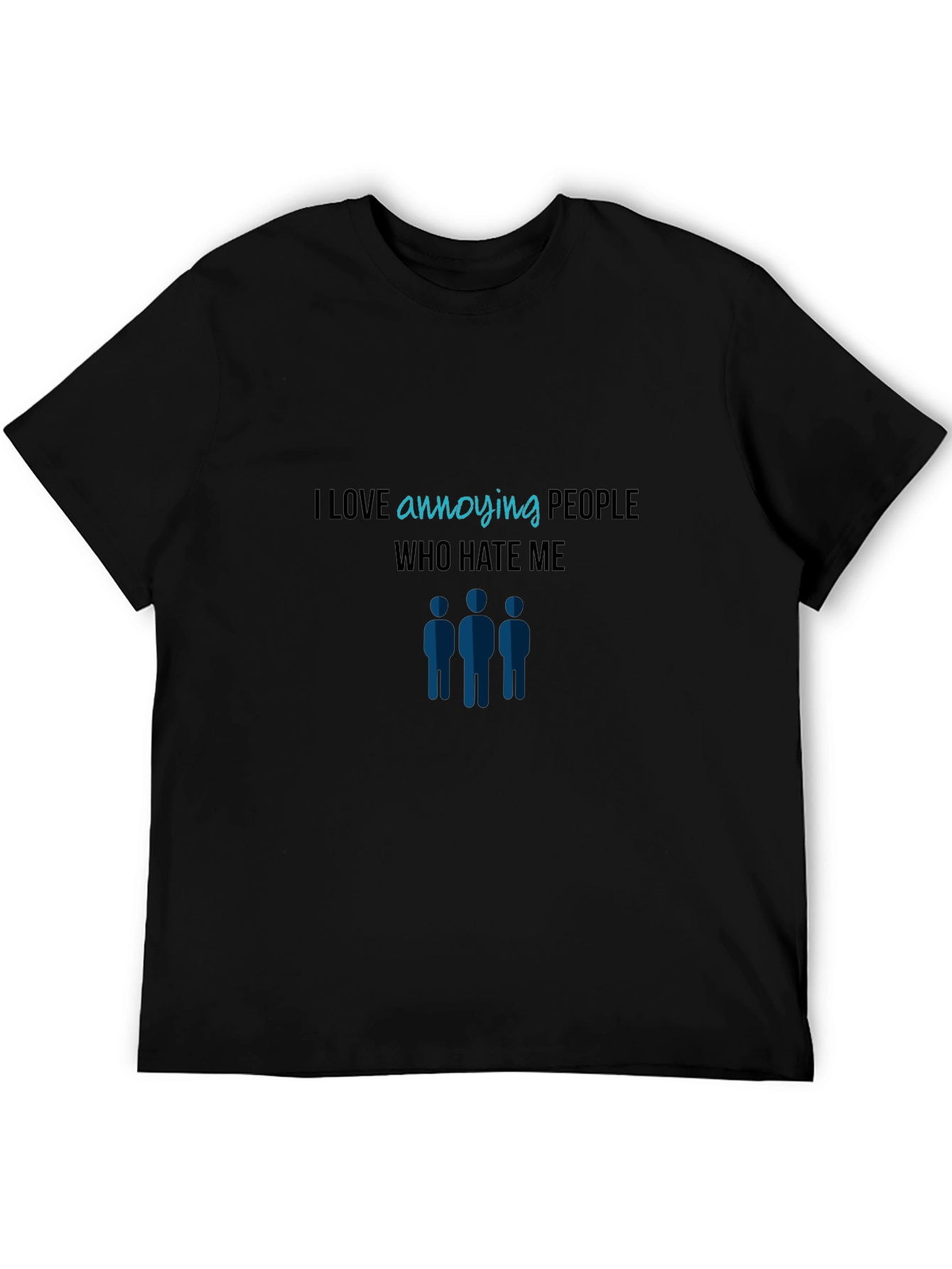 Annoying People Graphic Tee - Black