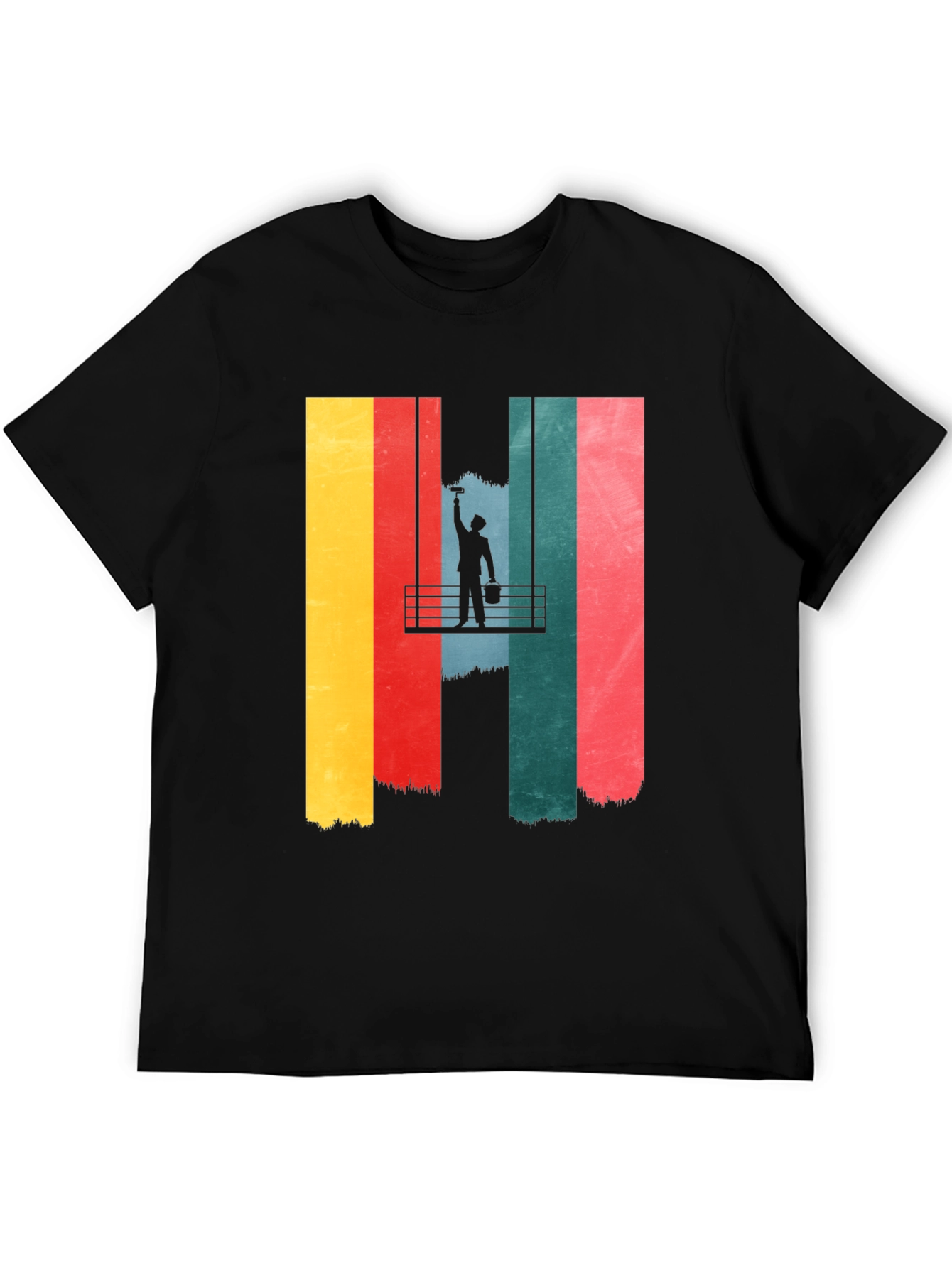 Retro Painter T-Shirt - Artistic Graphic Tee