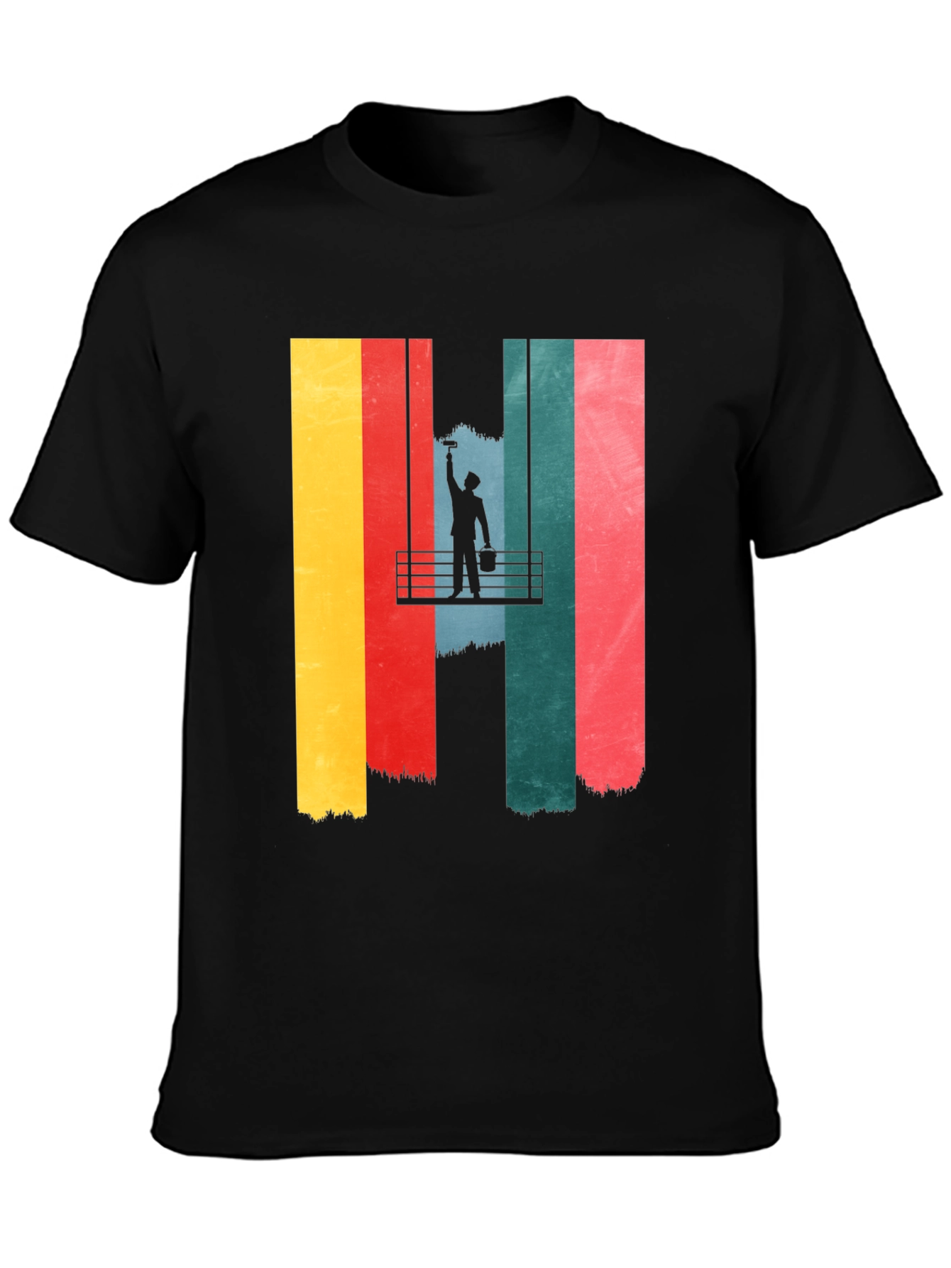 Retro Painter T-Shirt - Artistic Graphic Tee
