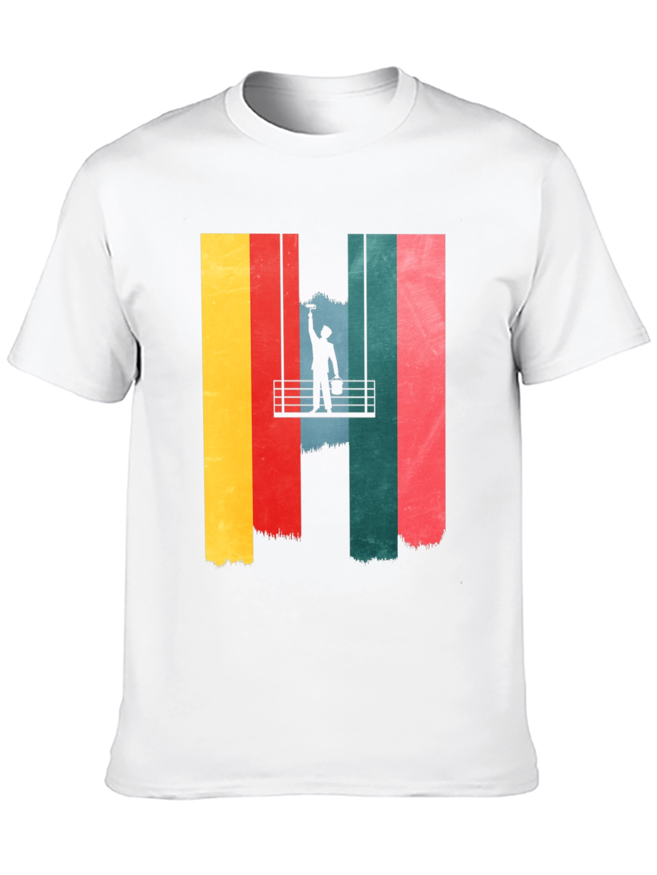 Retro Painter T-Shirt - Artistic Graphic Tee