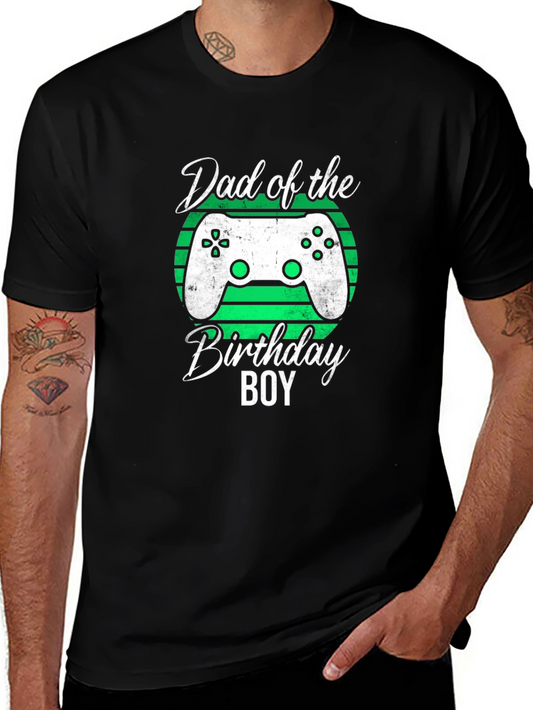 Dad of the Birthday Boy Gamer T-Shirt
