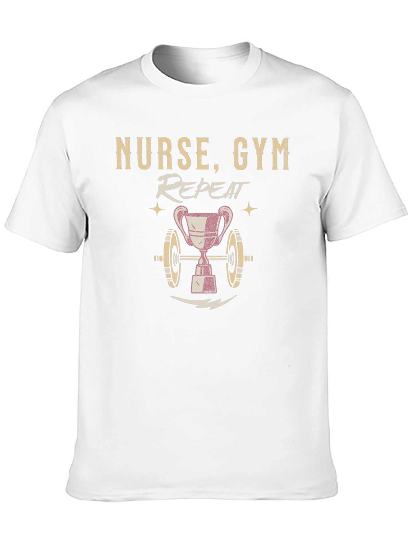 Nurse Gym Repeat Graphic Tee