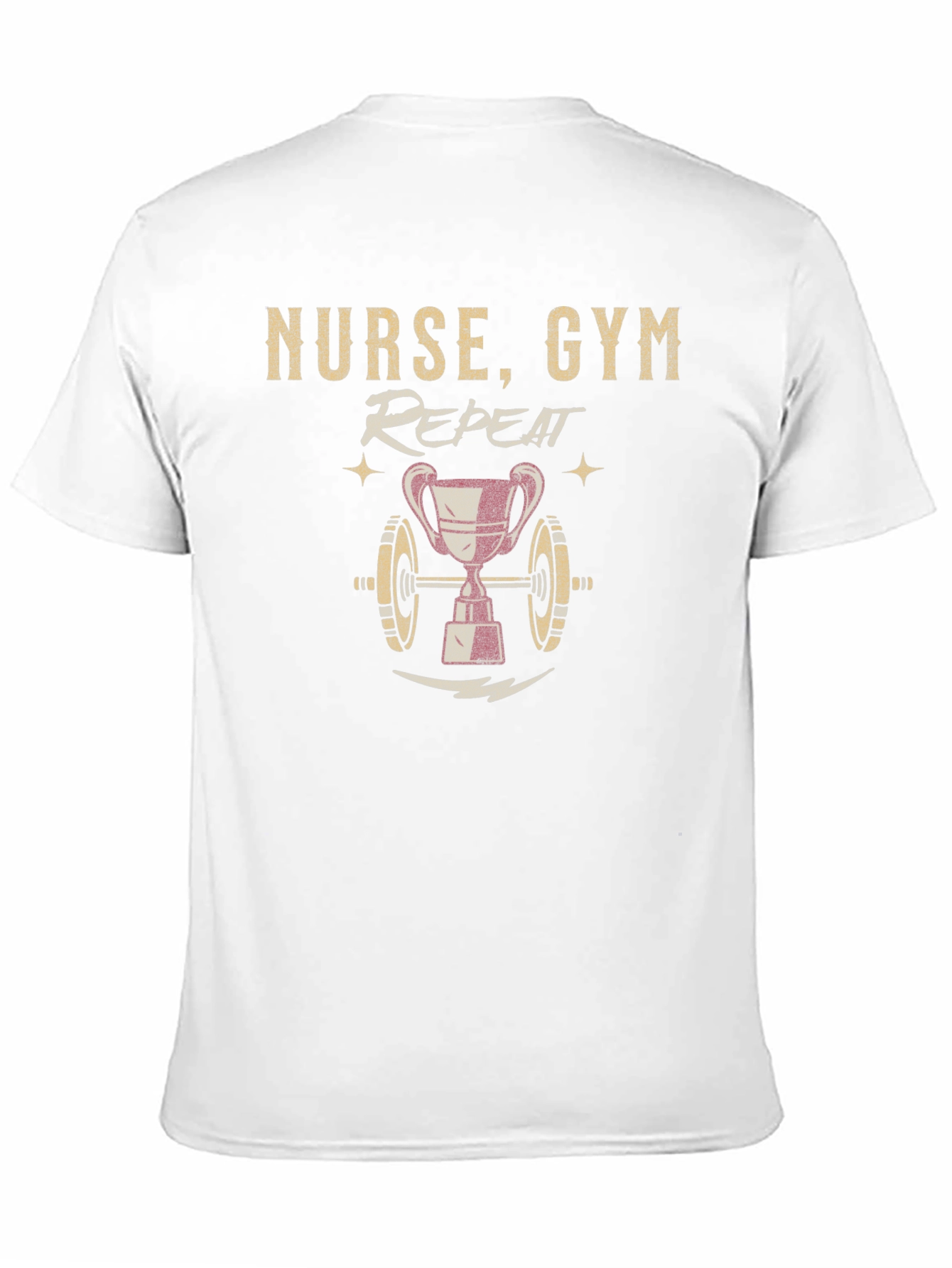Nurse Gym Repeat Graphic Tee