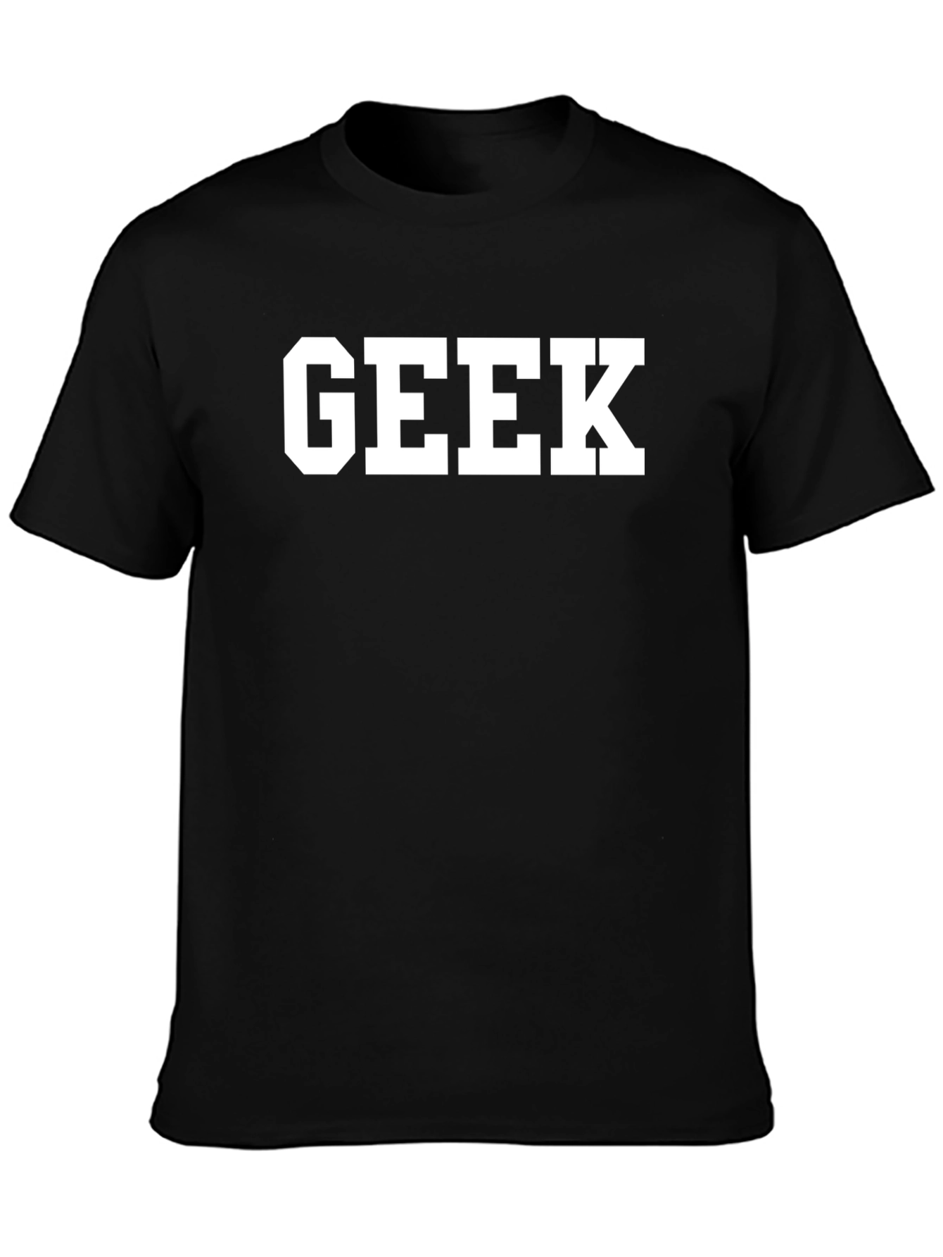 Geek T-Shirt - Classic Black Tee for Nerds