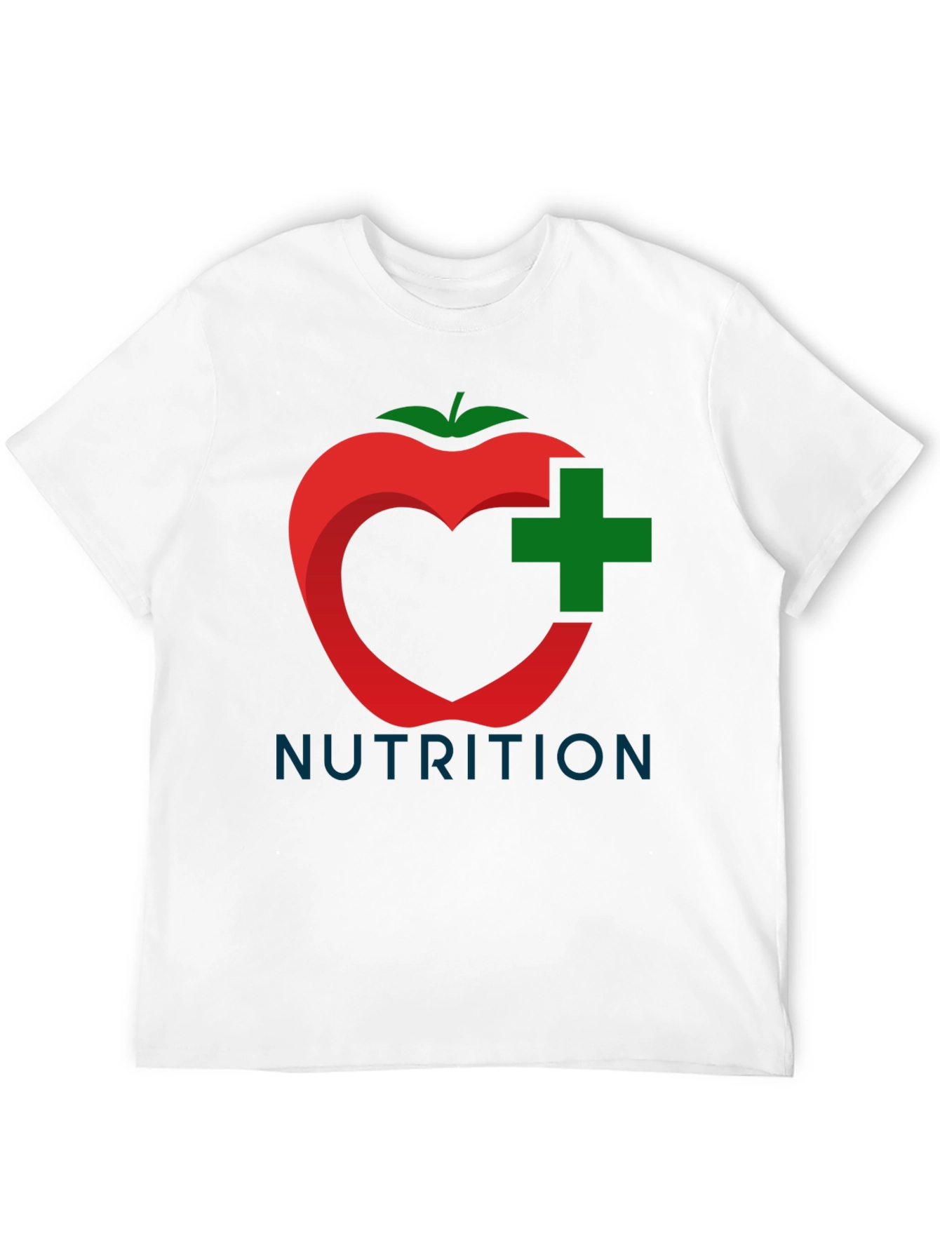 Nutrition T-Shirt - Healthy Apple Heart Design