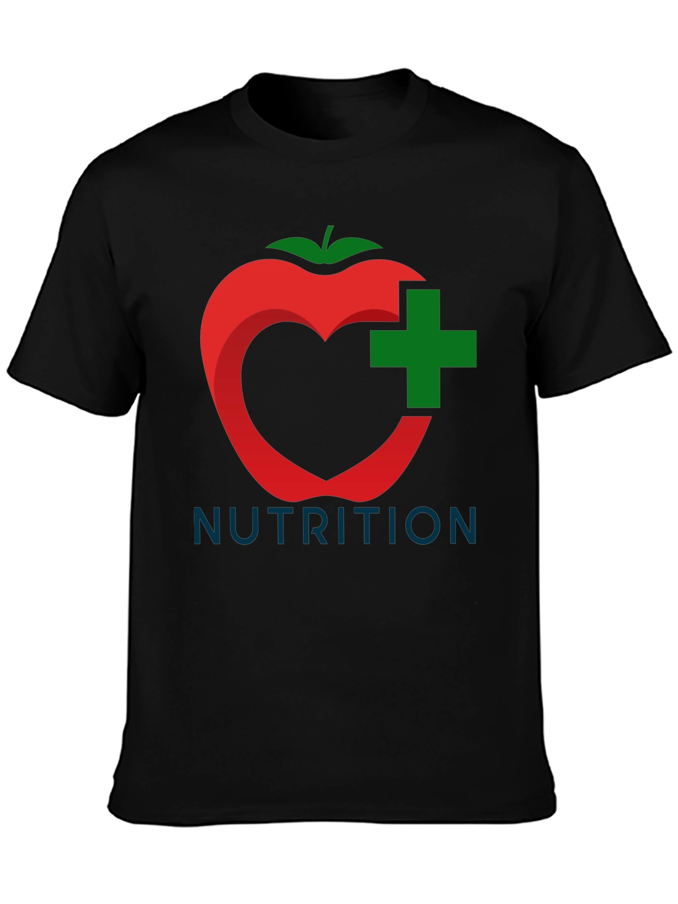 Nutrition T-Shirt - Healthy Apple Heart Design