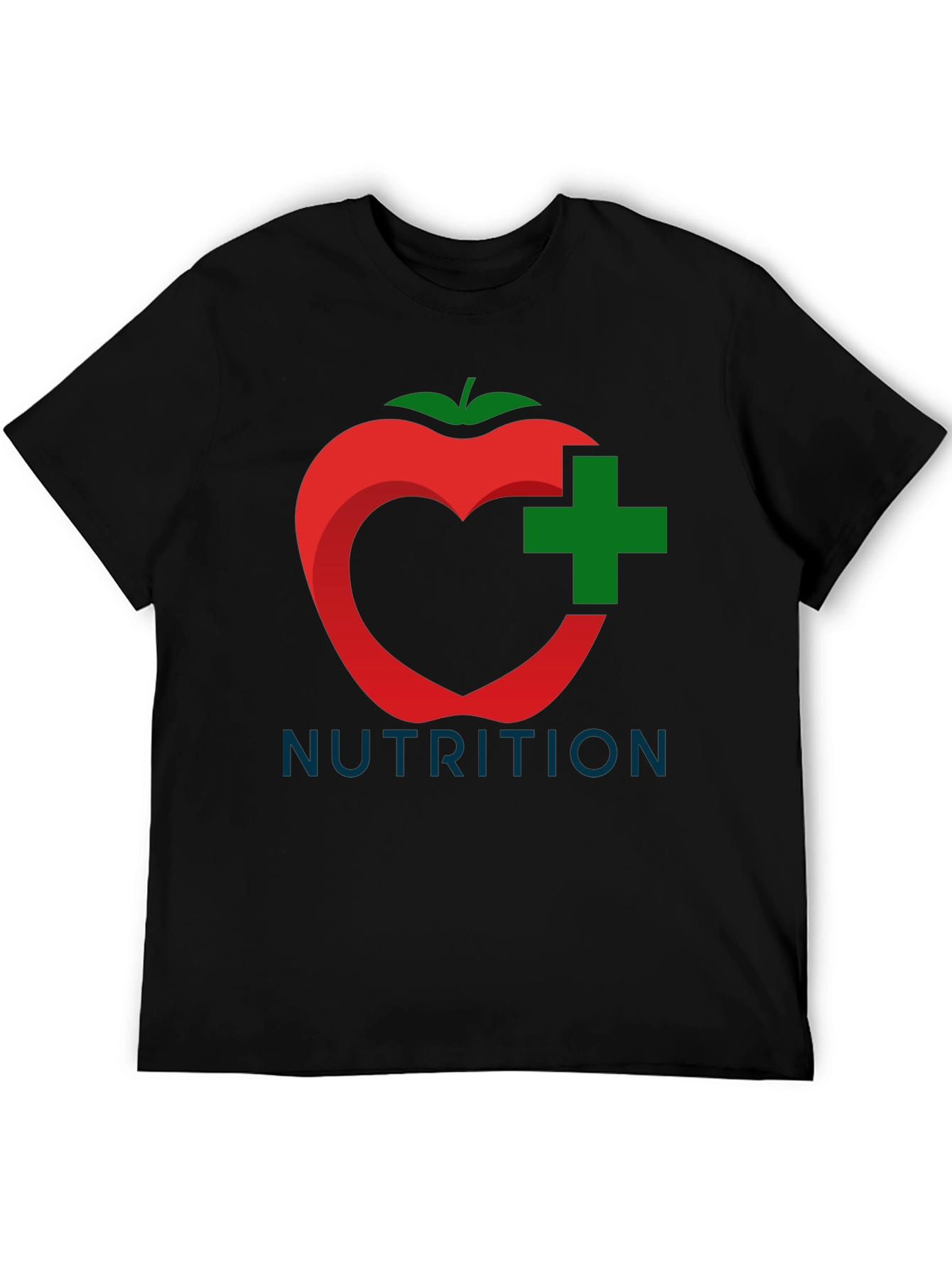 Nutrition T-Shirt - Healthy Apple Heart Design