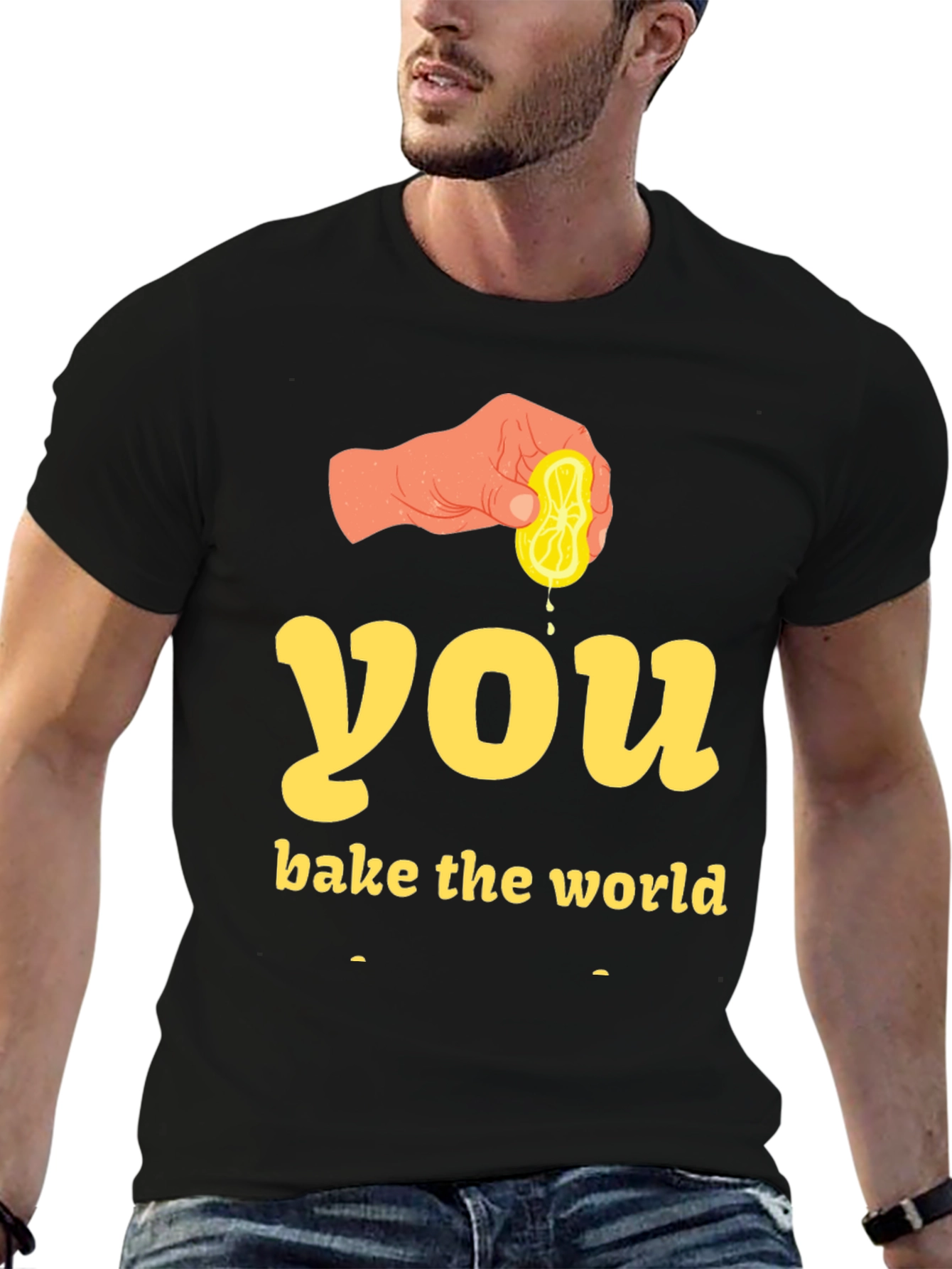 Squeeze the Day Graphic Tee - Unisex Black T-Shirt