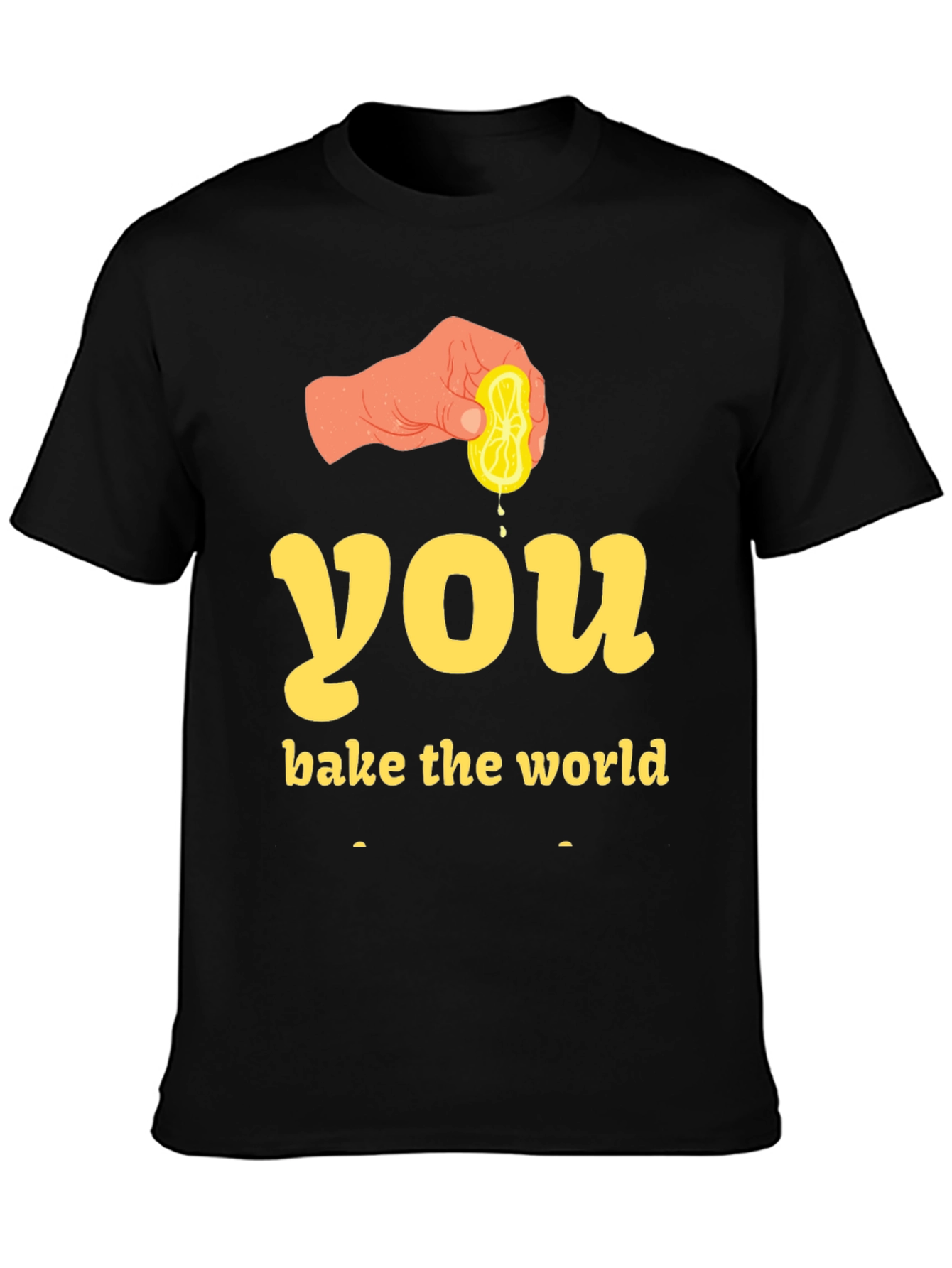 Squeeze the Day Graphic Tee - Unisex Black T-Shirt