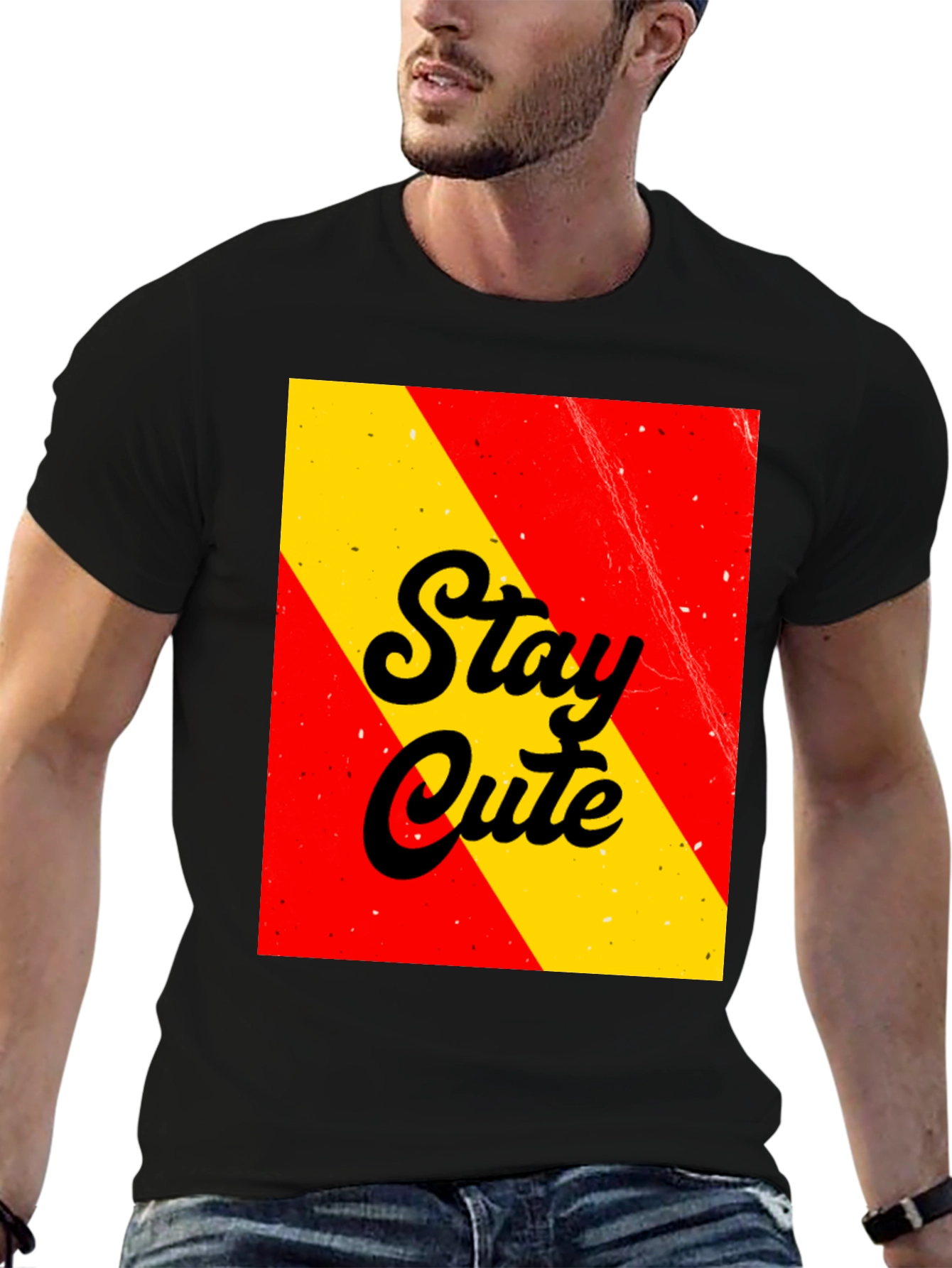 Stay Cute Graphic Tee - Bold Style