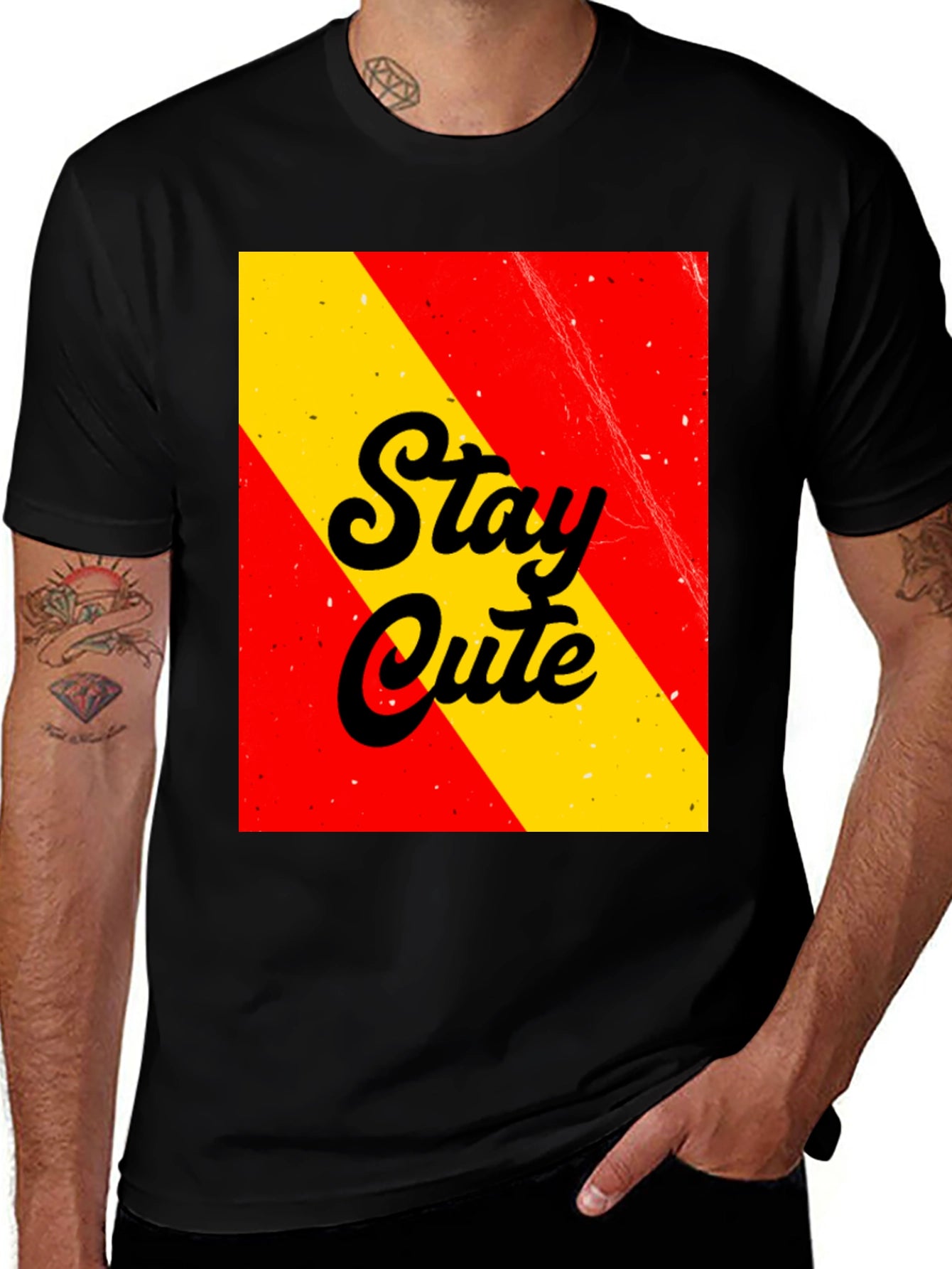 Stay Cute Graphic Tee - Bold Style