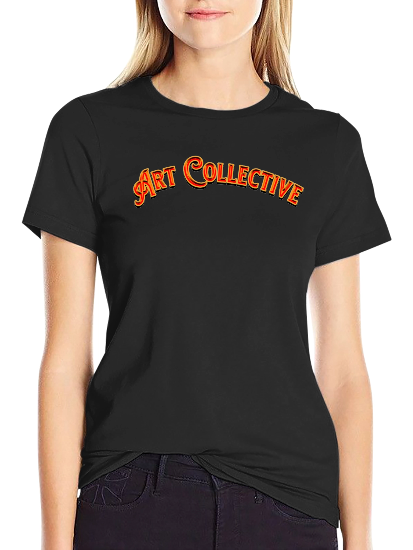 Art Collective Graphic Tee - Black
