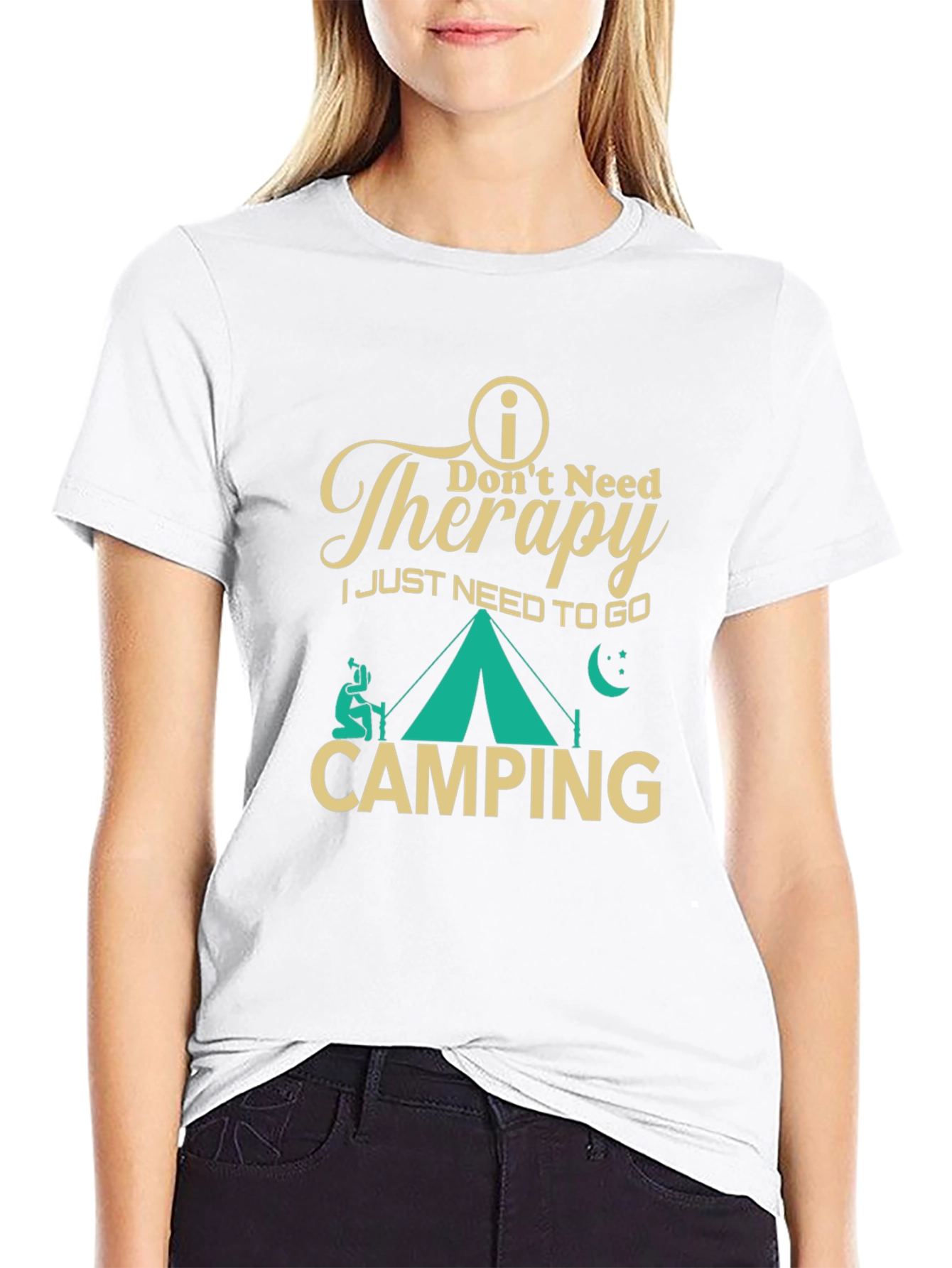 Dont Need Therapy Camping T-Shirt