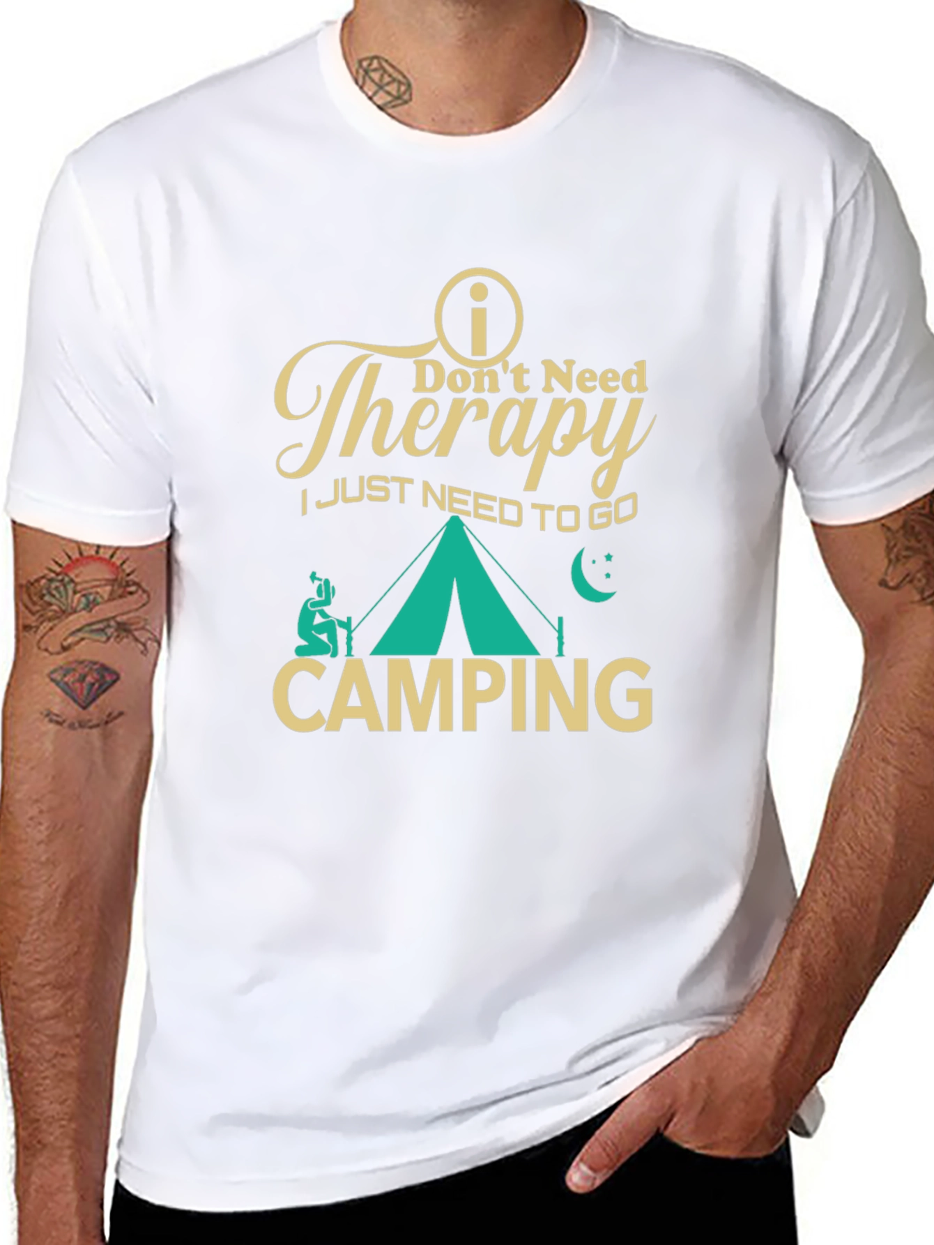 Dont Need Therapy Camping T-Shirt