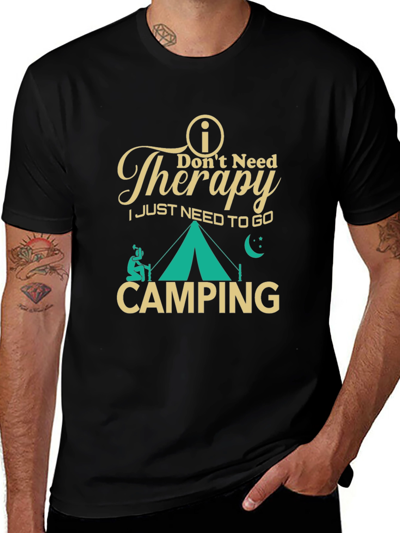 Dont Need Therapy Camping T-Shirt