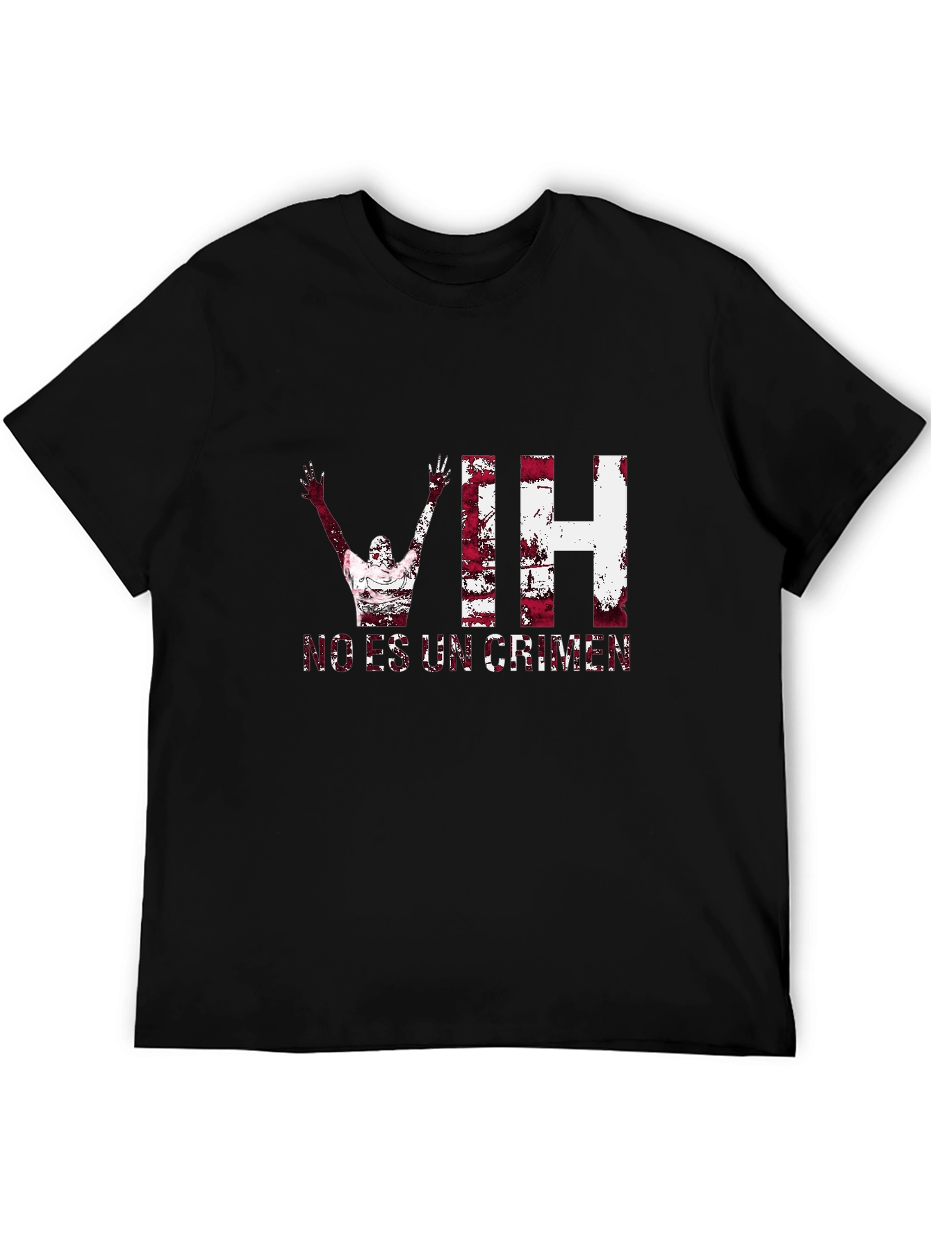 HIV Awareness Graphic T-Shirt - No Es Un Crimen