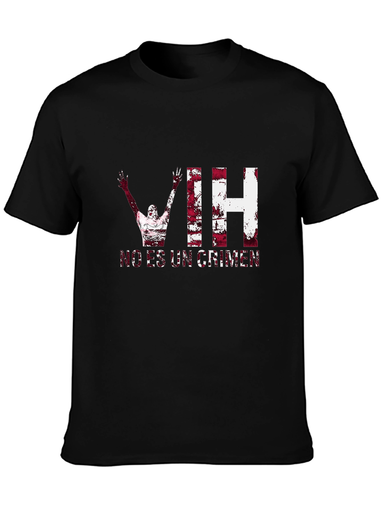 HIV Awareness Graphic T-Shirt - No Es Un Crimen