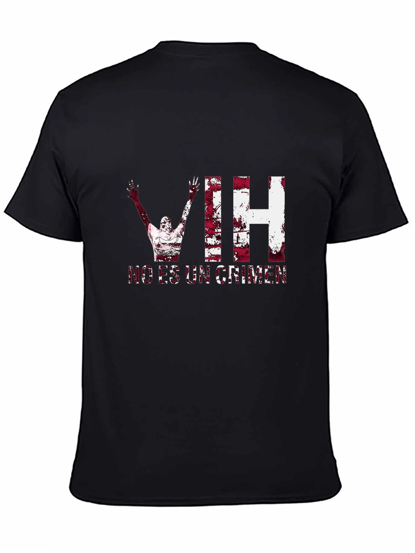 HIV Awareness Graphic T-Shirt - No Es Un Crimen