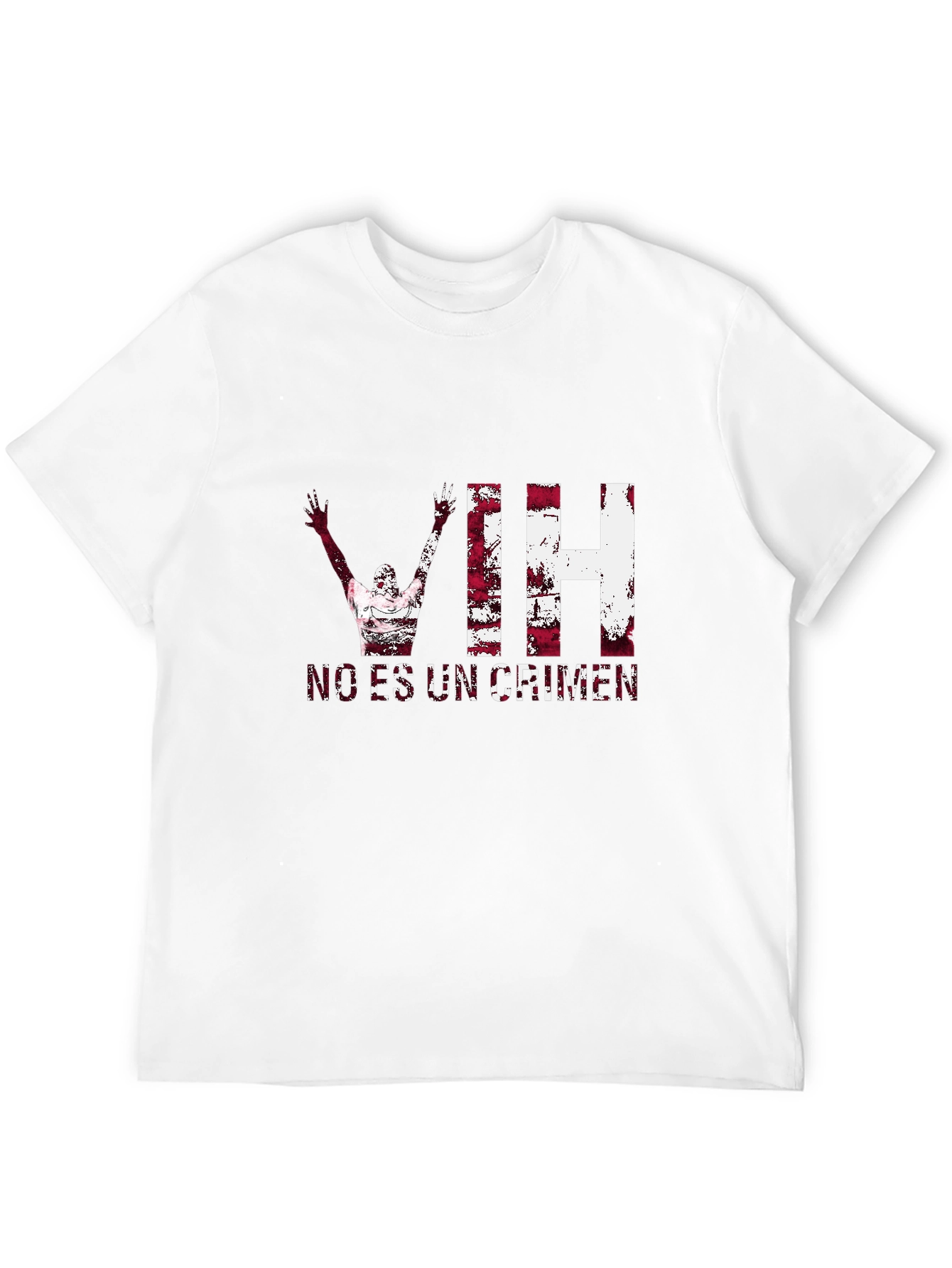 HIV Awareness Graphic T-Shirt - No Es Un Crimen