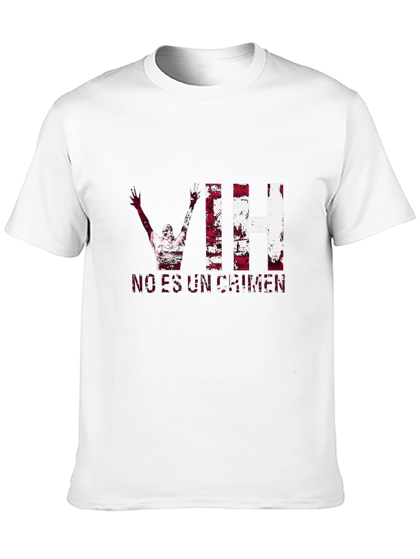 HIV Awareness Graphic T-Shirt - No Es Un Crimen