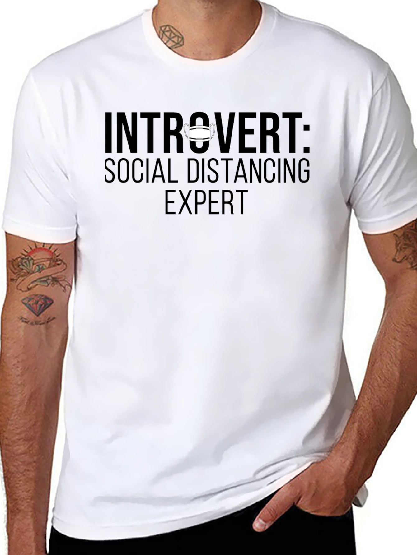 Introvert Social Distancing Expert T-Shirt