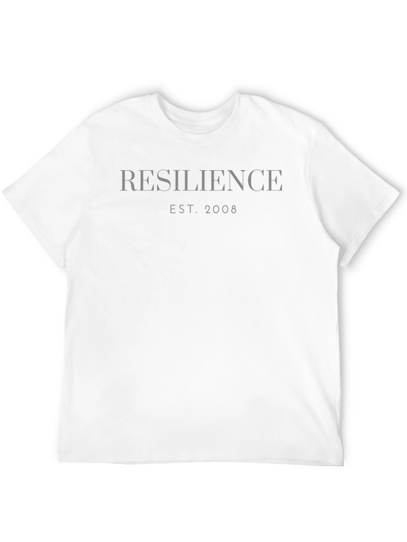Resilience EST. 2008 Mens Black T-Shirt