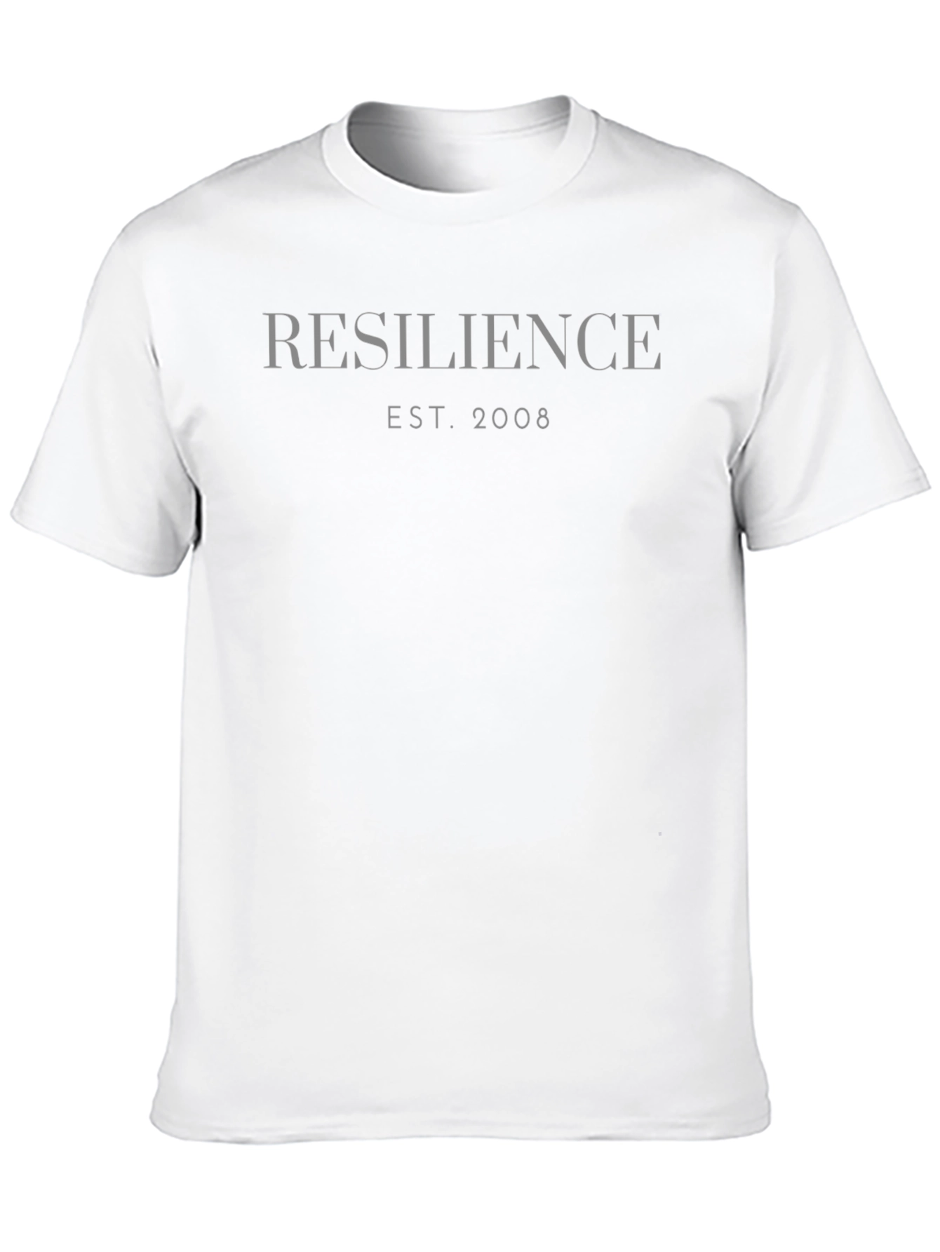 Resilience EST. 2008 Mens Black T-Shirt