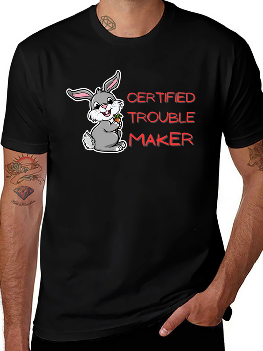 Certified Trouble Maker Bunny T-Shirt
