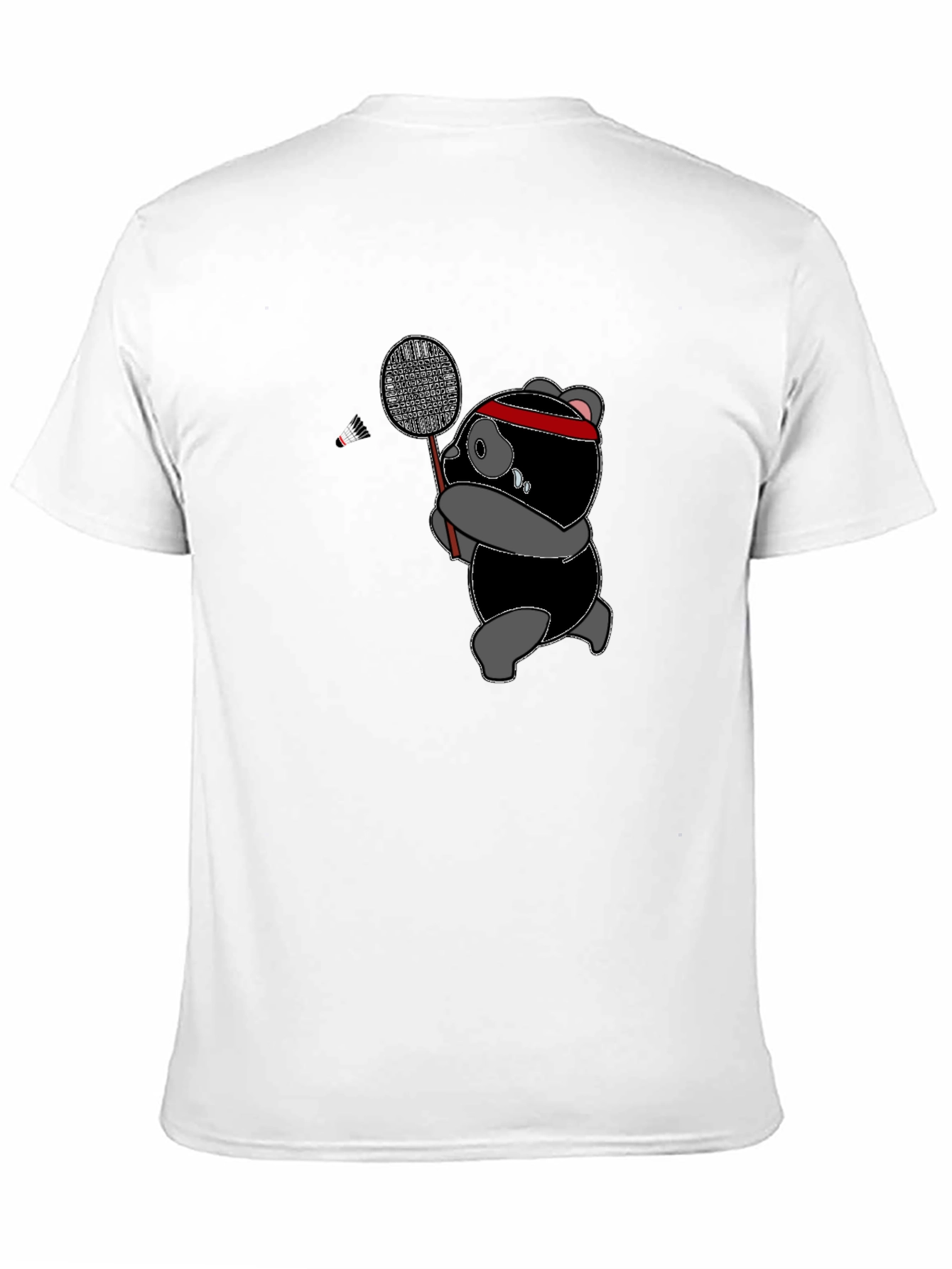 Badminton Panda T-Shirt - Sporty & Stylish Tee