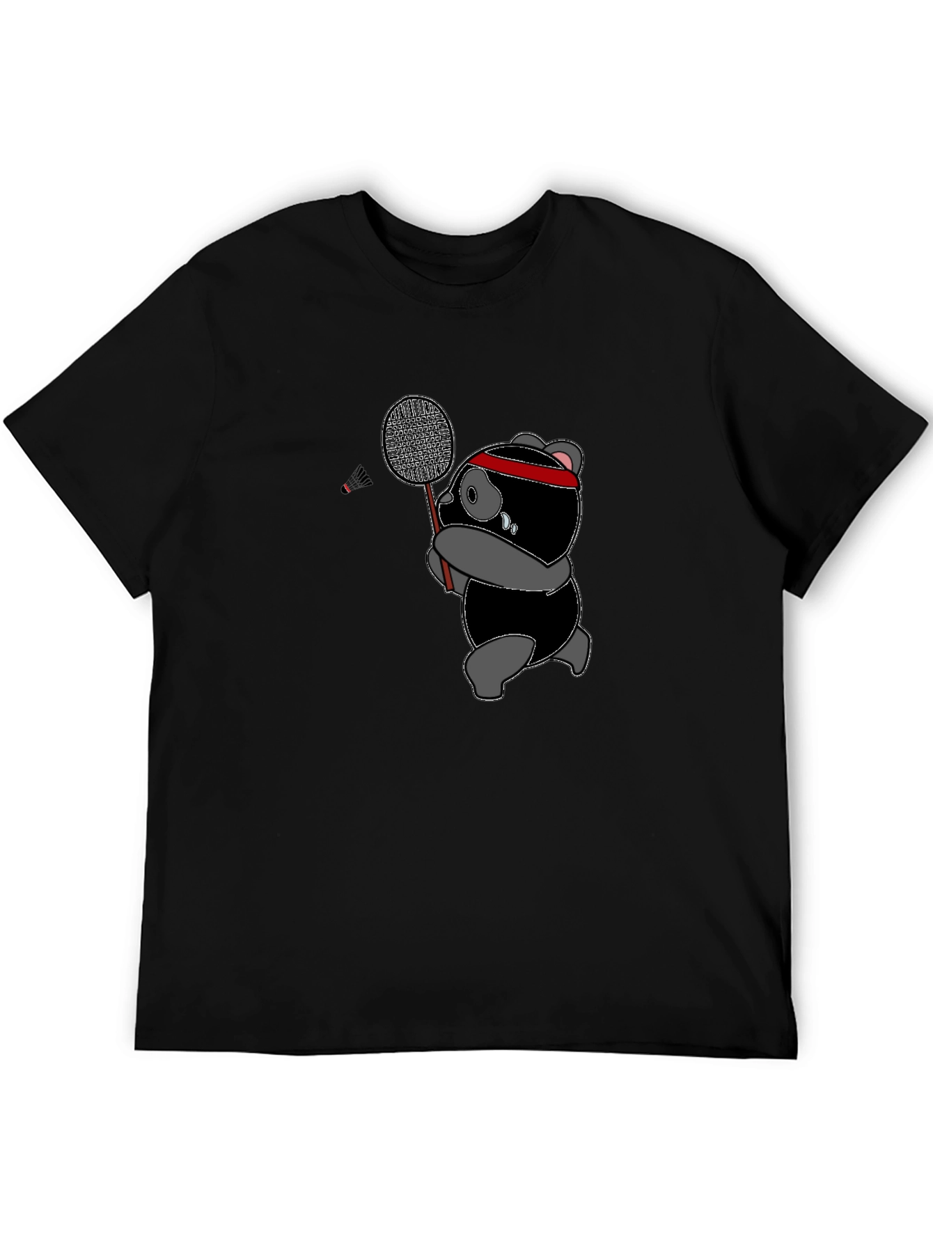 Badminton Panda T-Shirt - Sporty & Stylish Tee