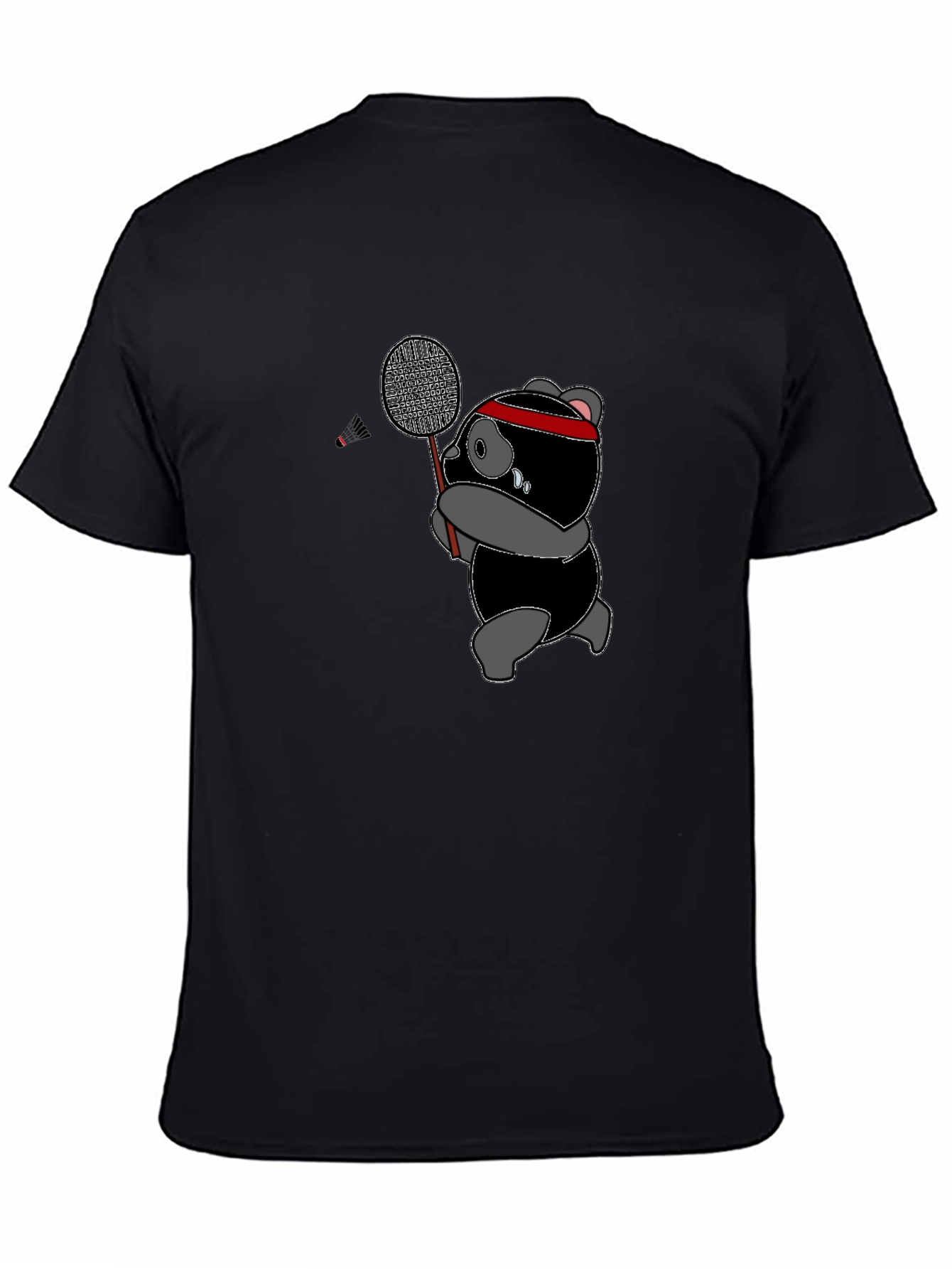 Badminton Panda T-Shirt - Sporty & Stylish Tee