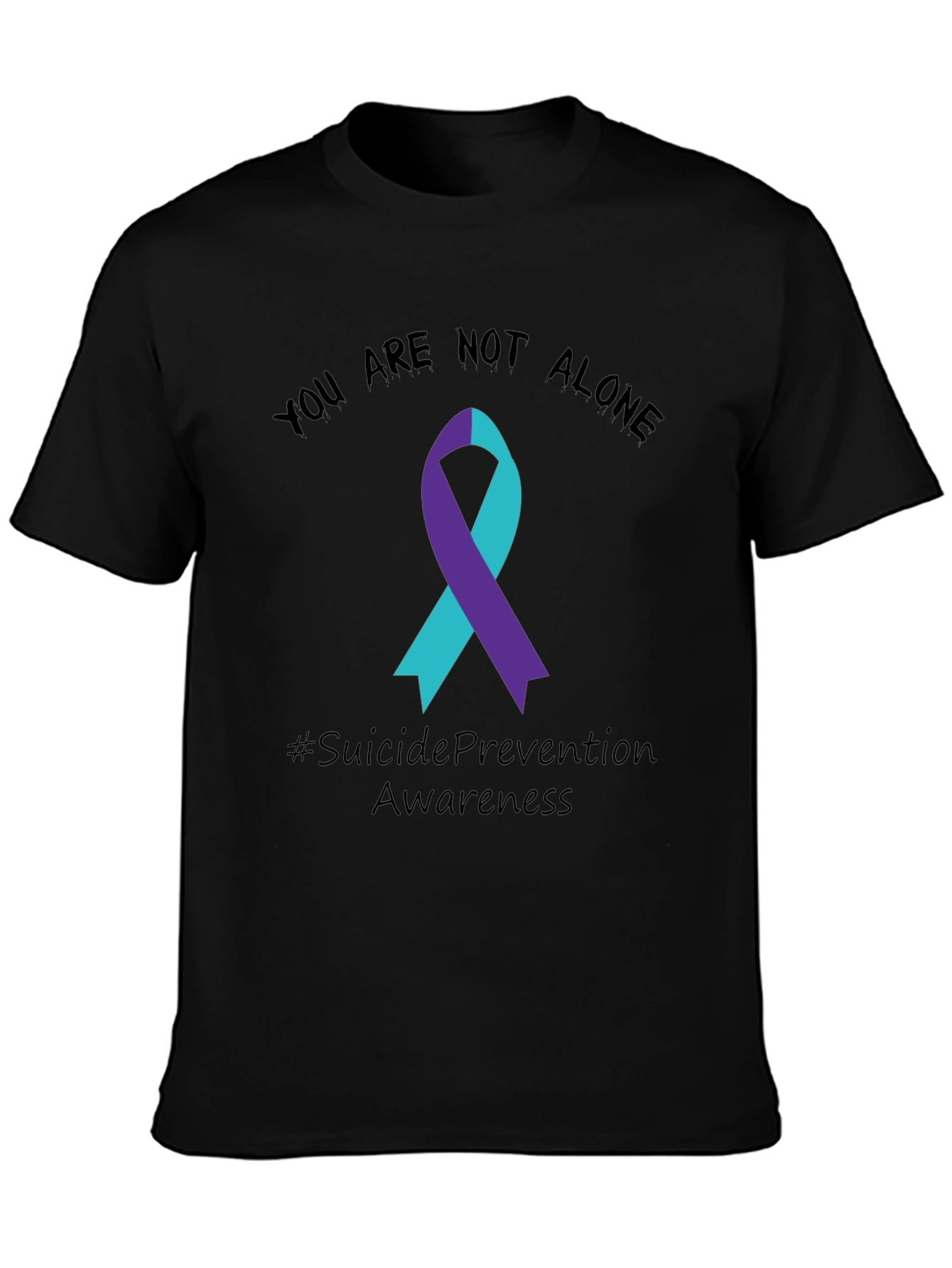 Suicide Prevention Awareness Ribbon T-Shirt