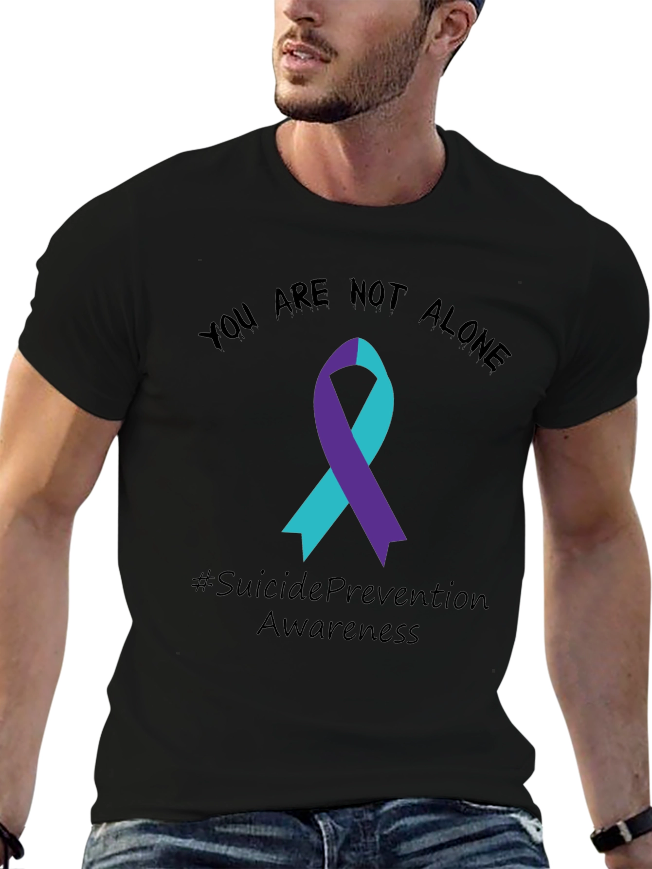 Suicide Prevention Awareness Ribbon T-Shirt