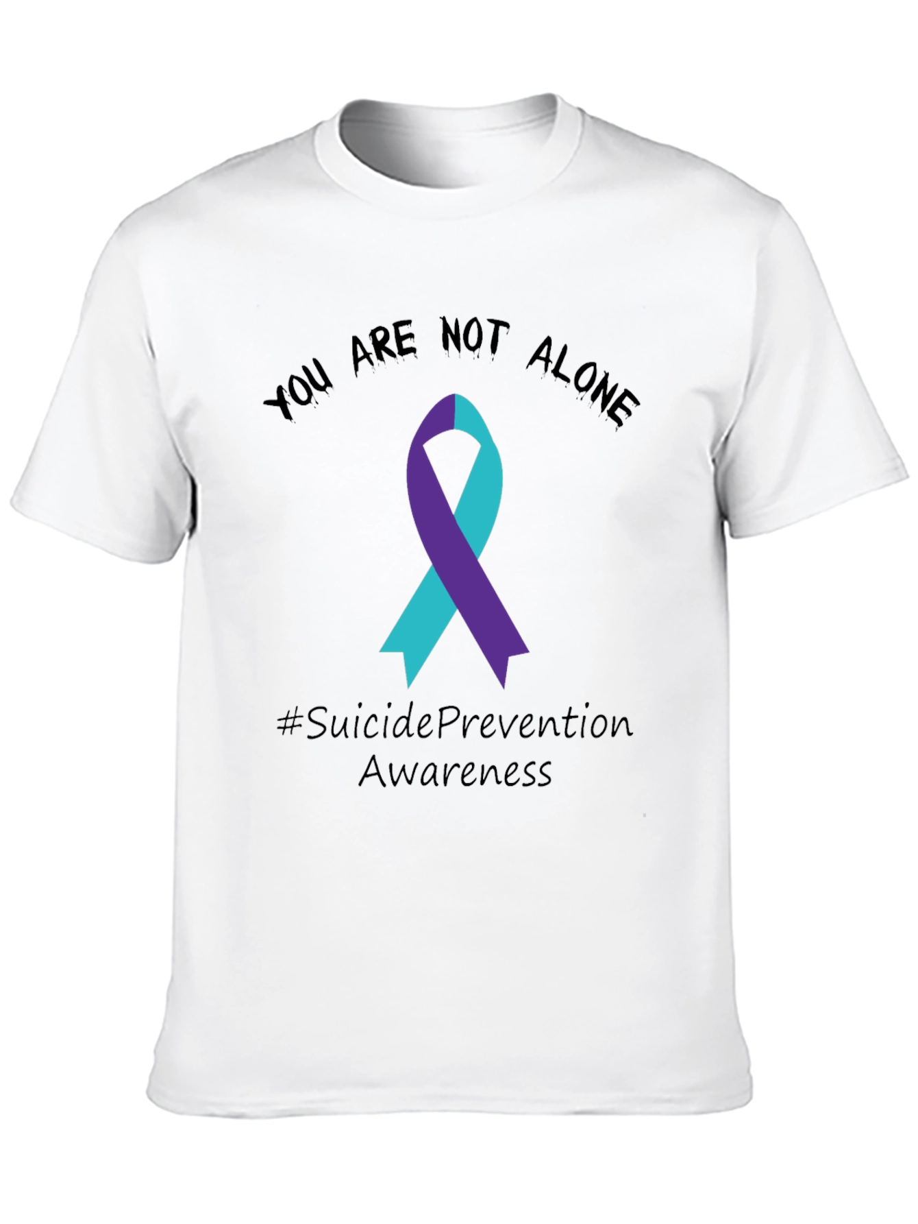 Suicide Prevention Awareness Ribbon T-Shirt