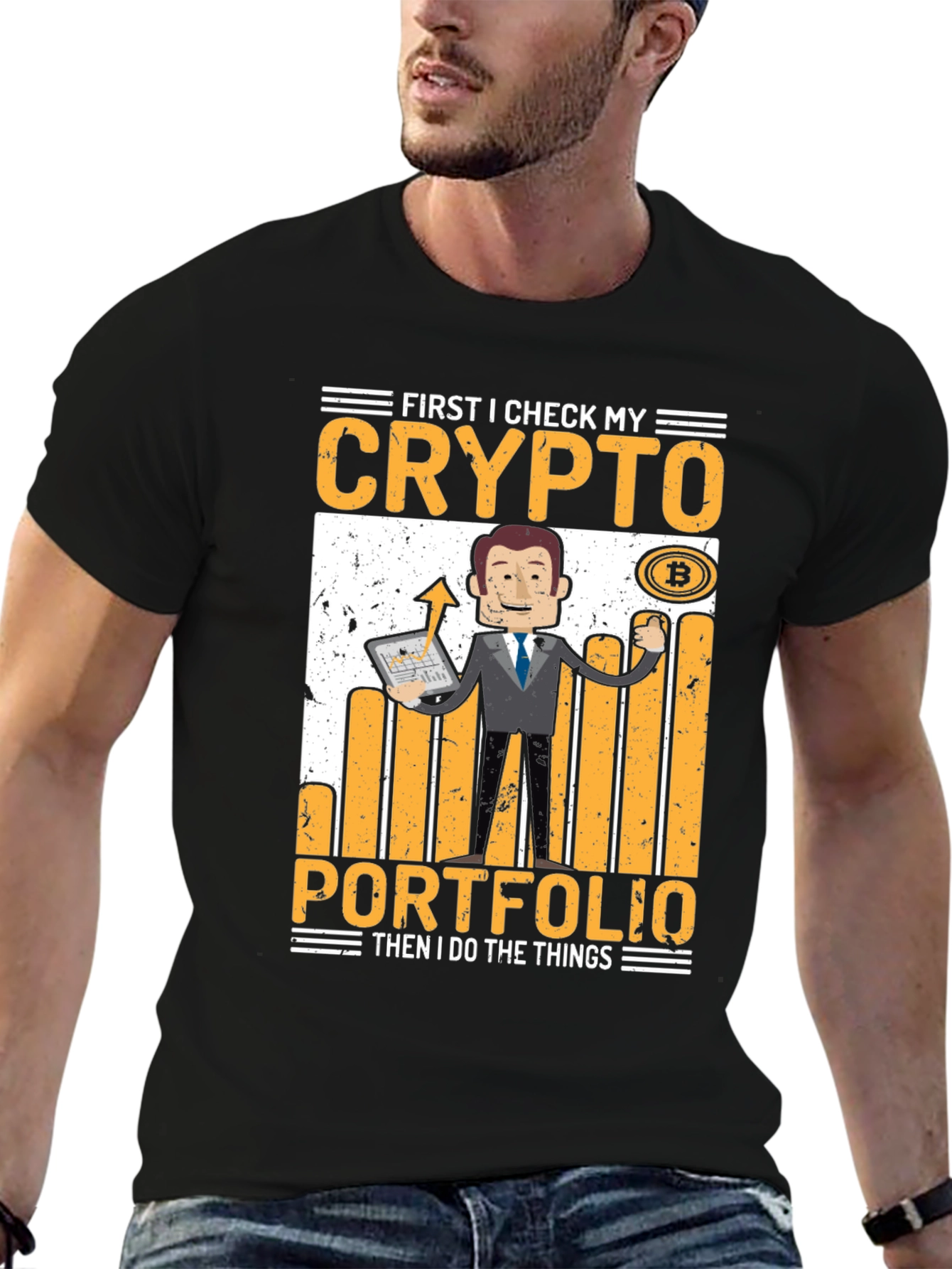 Crypto Portfolio T-Shirt - Stock Trader Tee