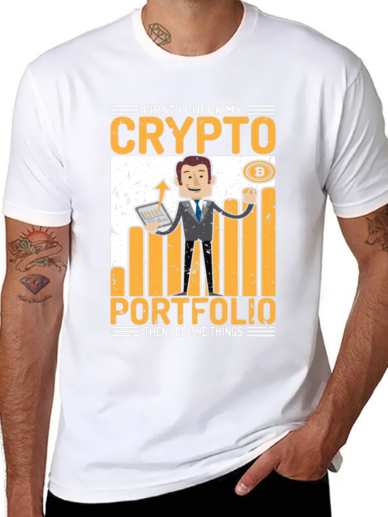 Crypto Portfolio T-Shirt - Stock Trader Tee
