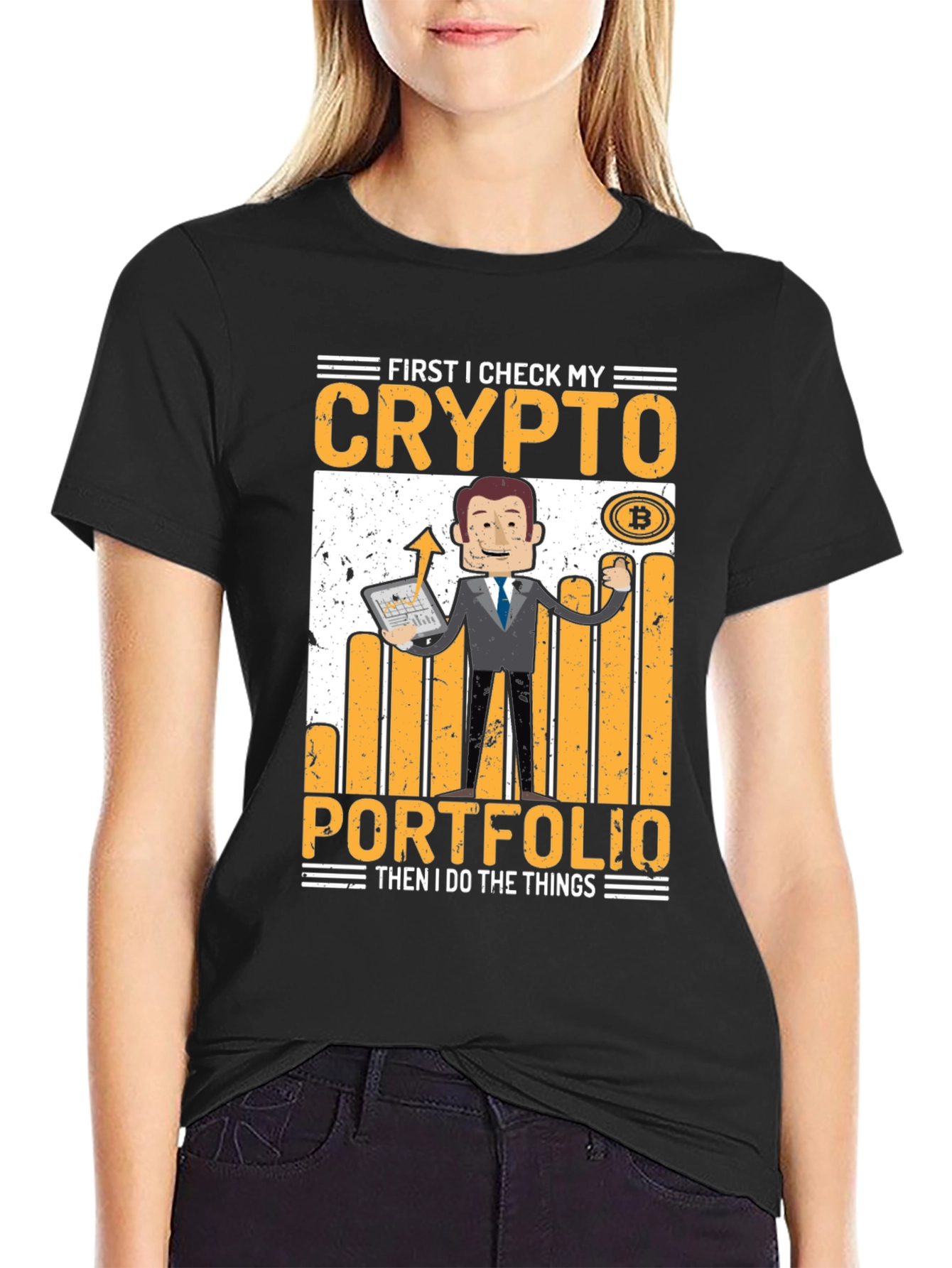 Crypto Portfolio T-Shirt - Stock Trader Tee