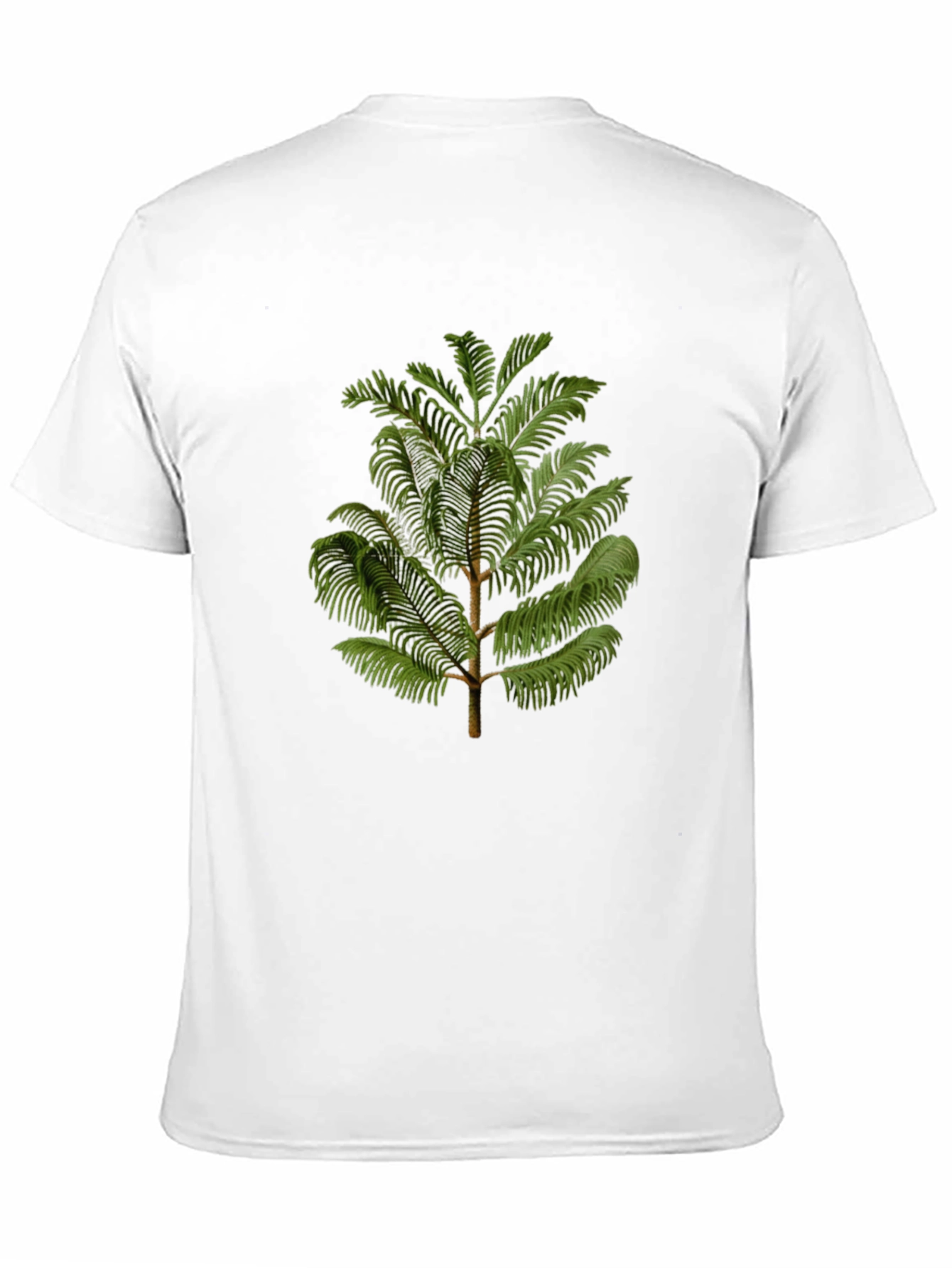 Botanical Tree Graphic Black T-Shirt