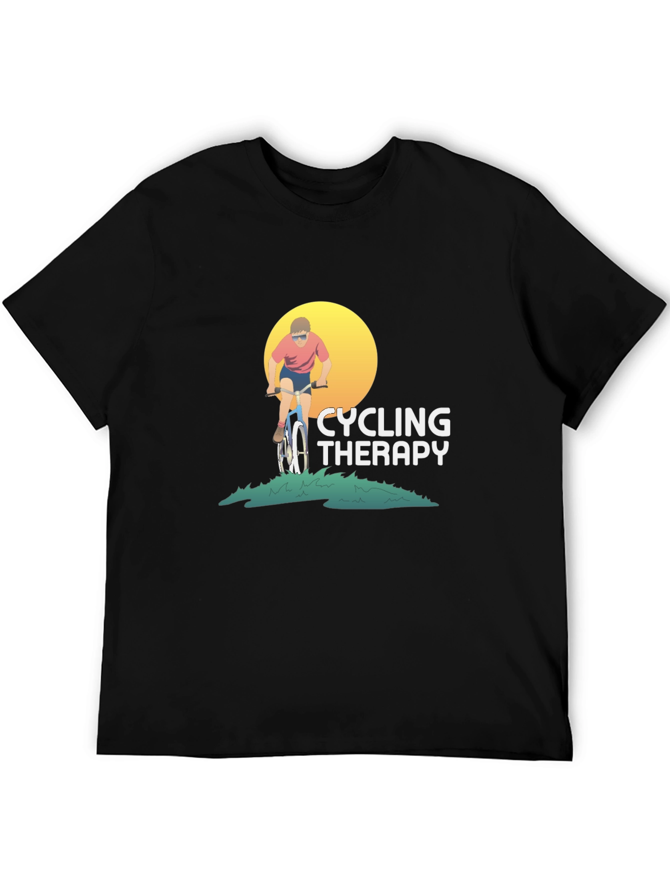 Cycling Therapy Graphic T-Shirt