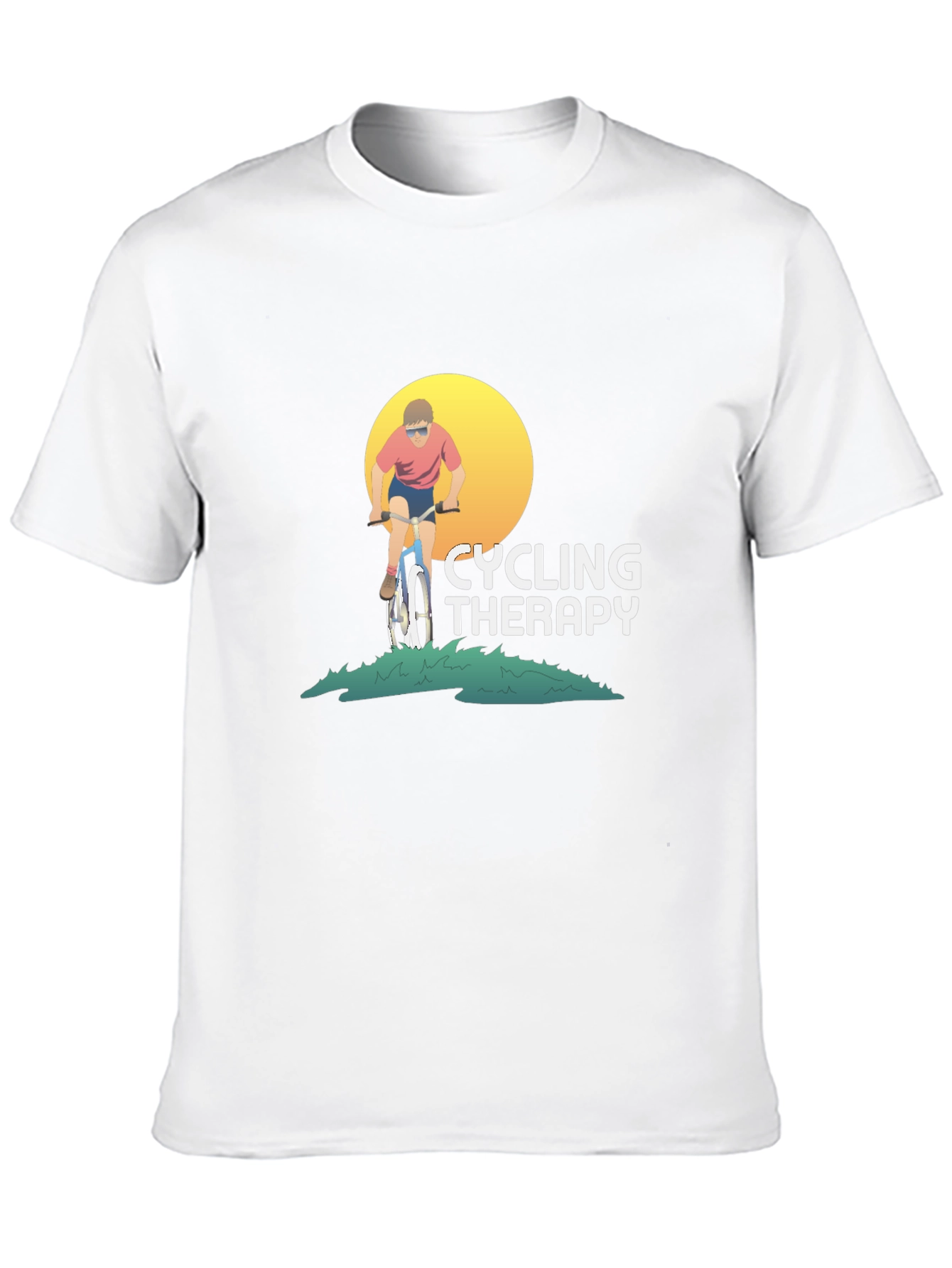 Cycling Therapy Graphic T-Shirt